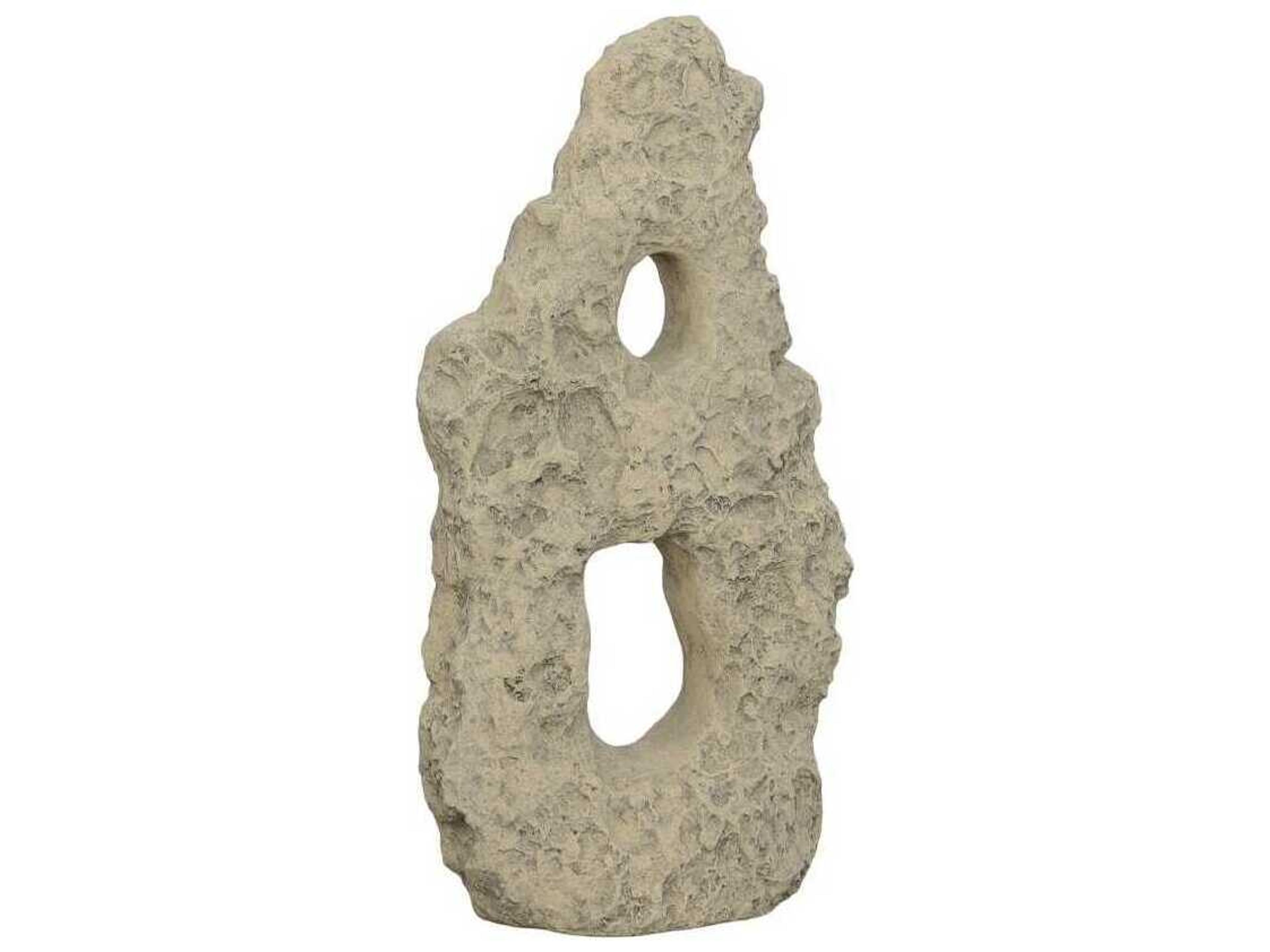 Roman Stone Off White Cast Stone Table Top Sculpture