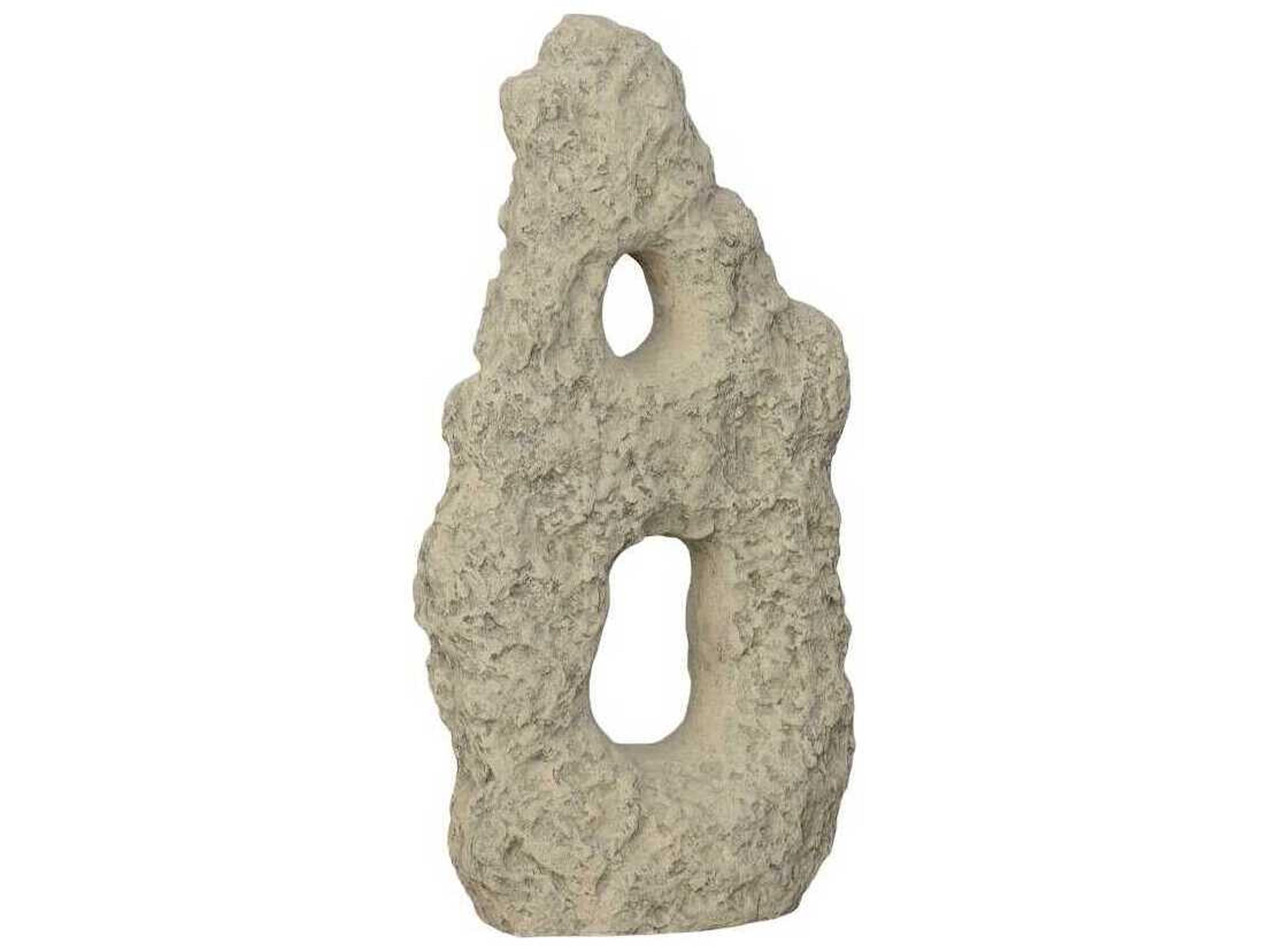 Phillips Collection Roman Stone Off White Cast Stone Table Top Sculpture