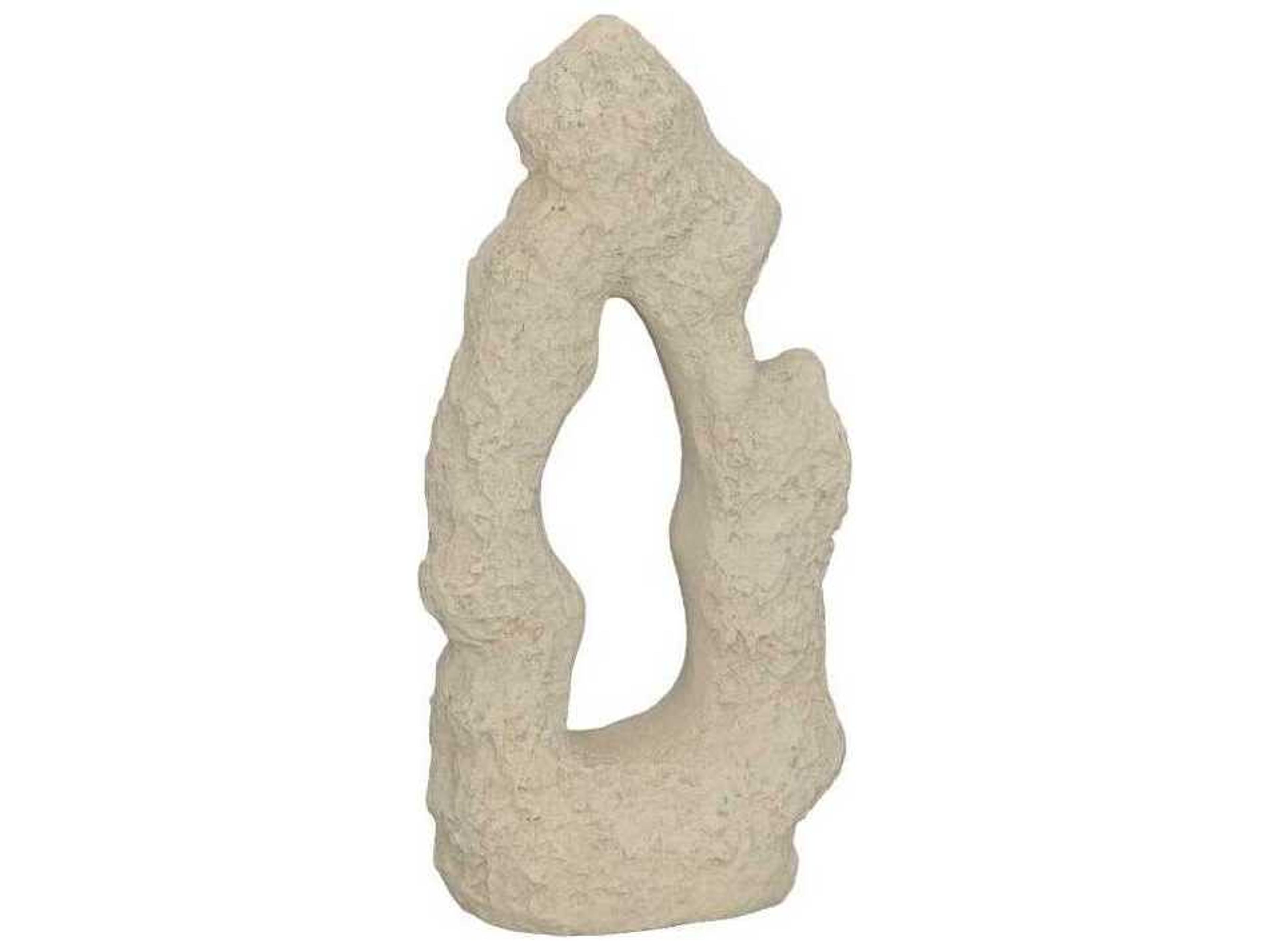 Phillips Collection Roman Stone Off White Cast Stone Table Top Sculpture