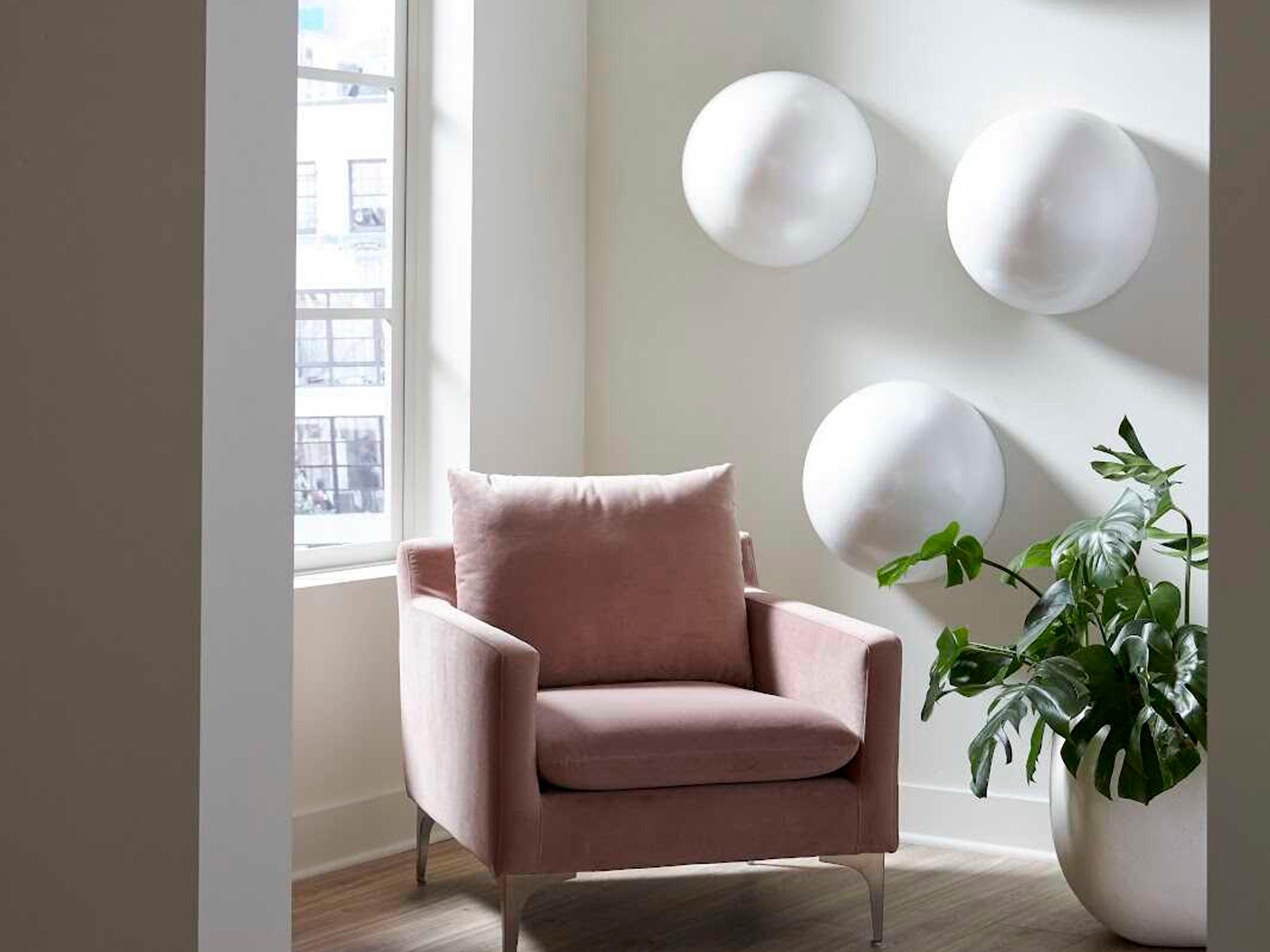 Phillips Collection Pearl White Sphere-In-Half