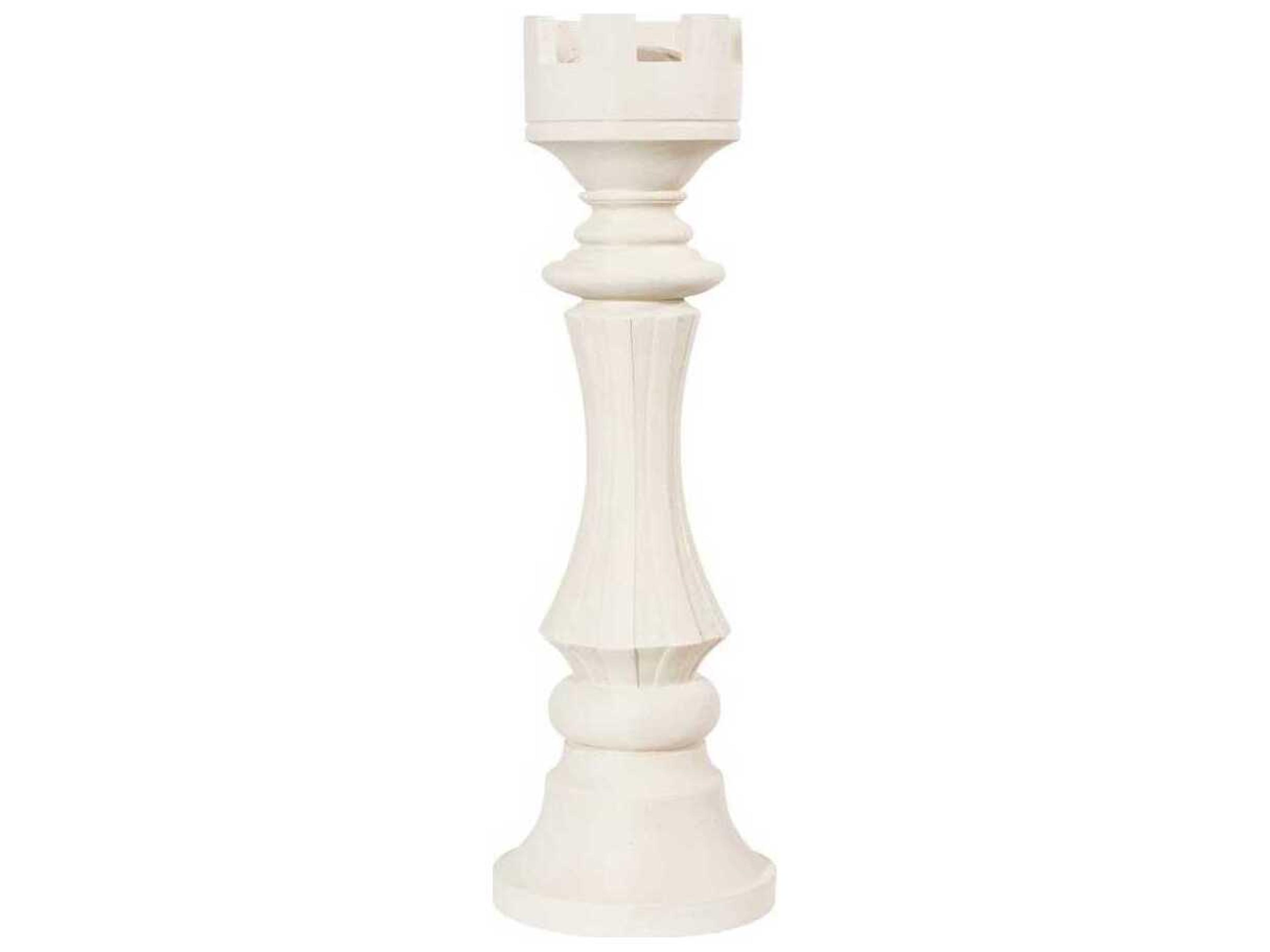 Phillips Collection White Rook Chess Sculpture