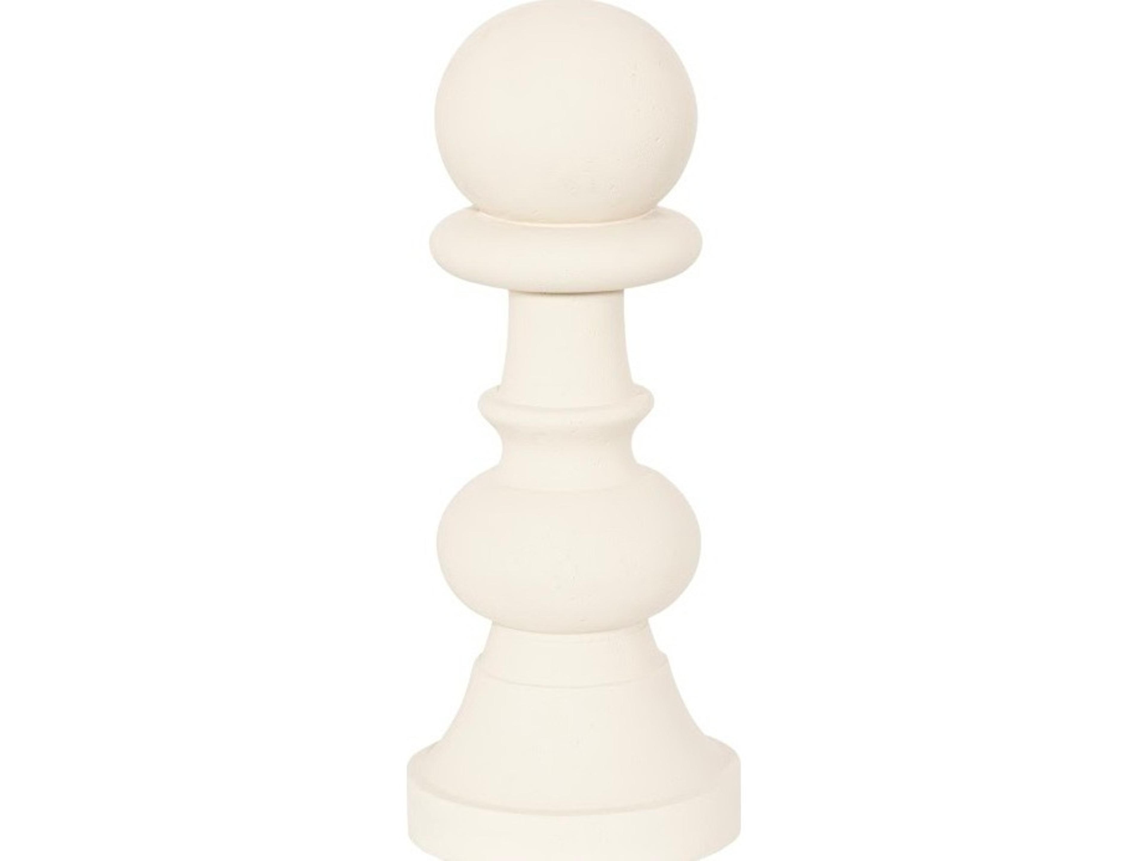 Pawn Chess Off White Sculpture