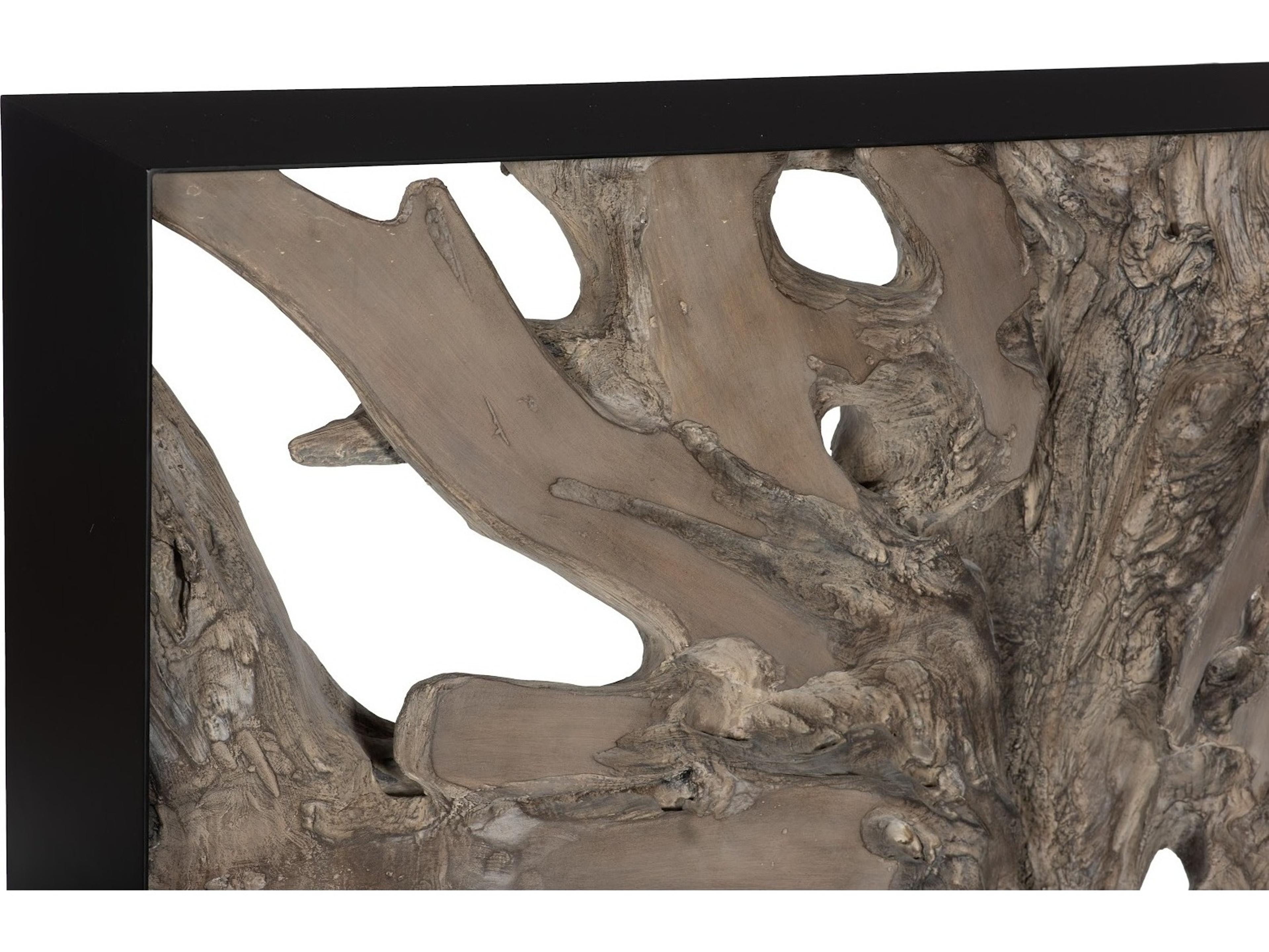 Phillips Collection Rectangular Metal Black Gray Console Table