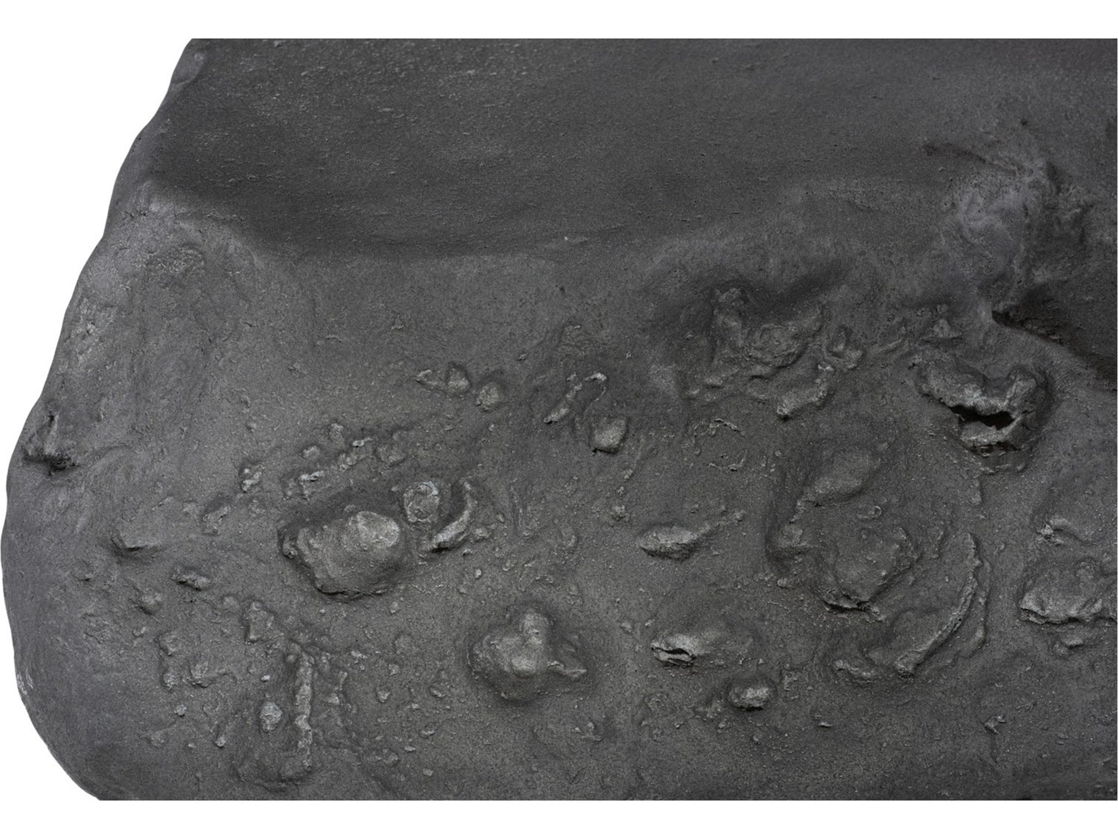 Phillips Collection Resin Gray Charcoal Coffee Table