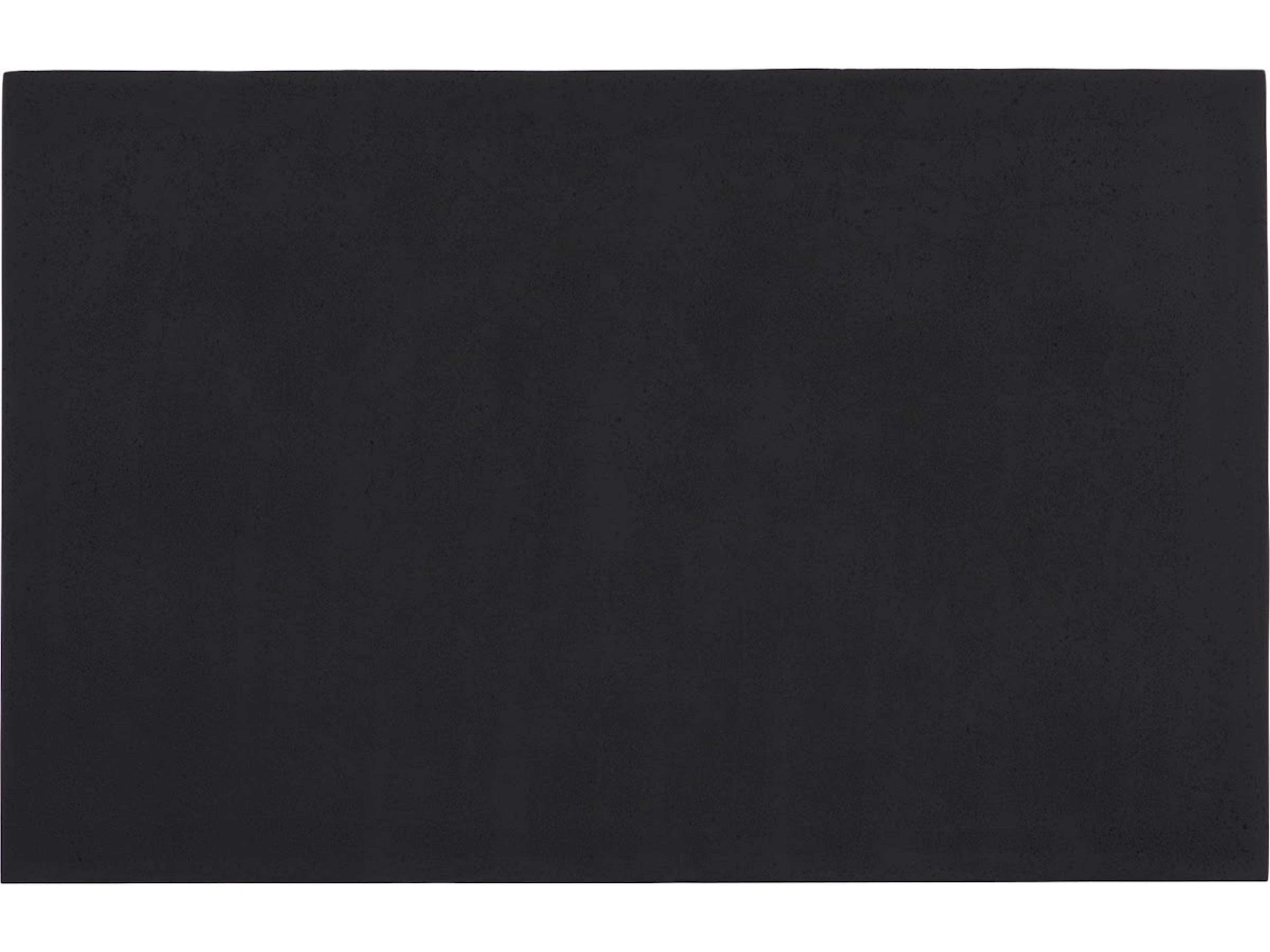 Phillips Collection Rectangular Black Resin Coffee Table