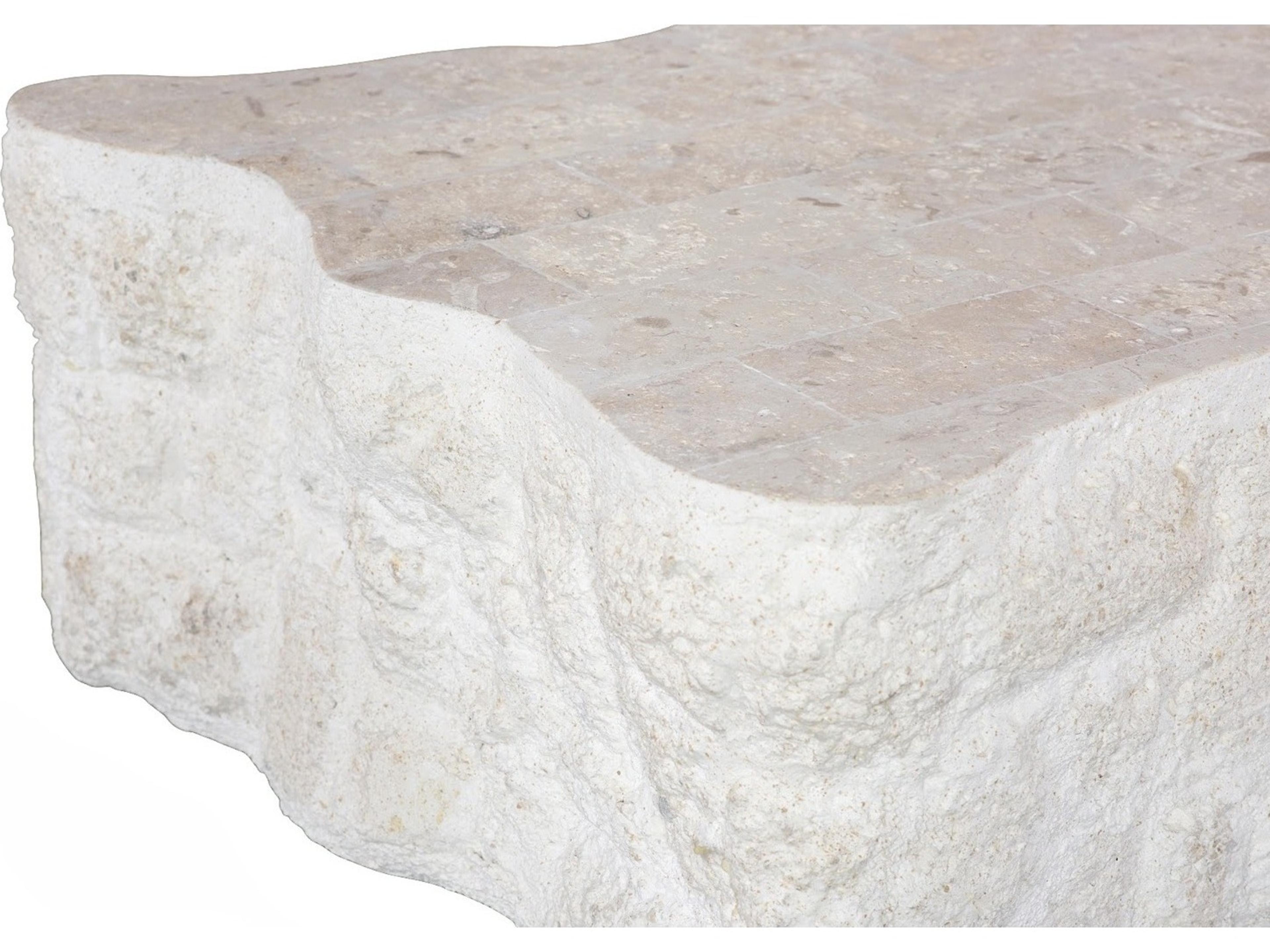 Phillips Collection Rectangular Stone Coffee Table