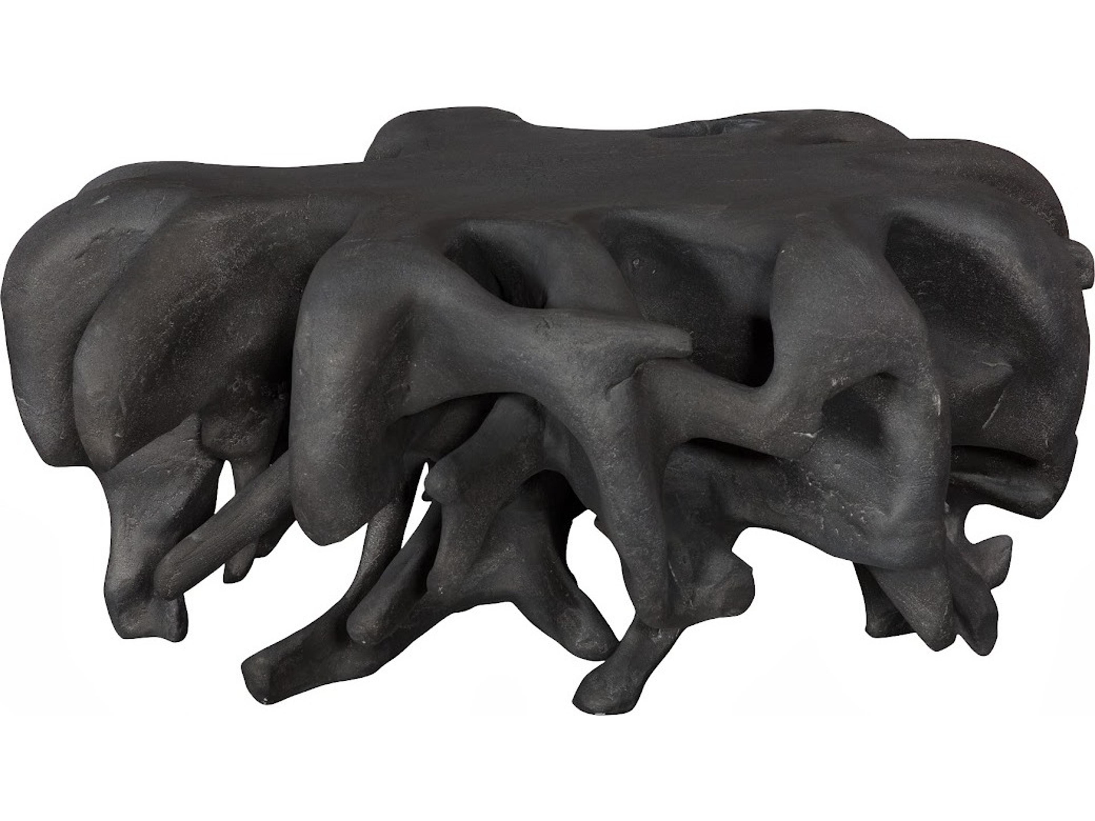 Resin Gray Coffee Table