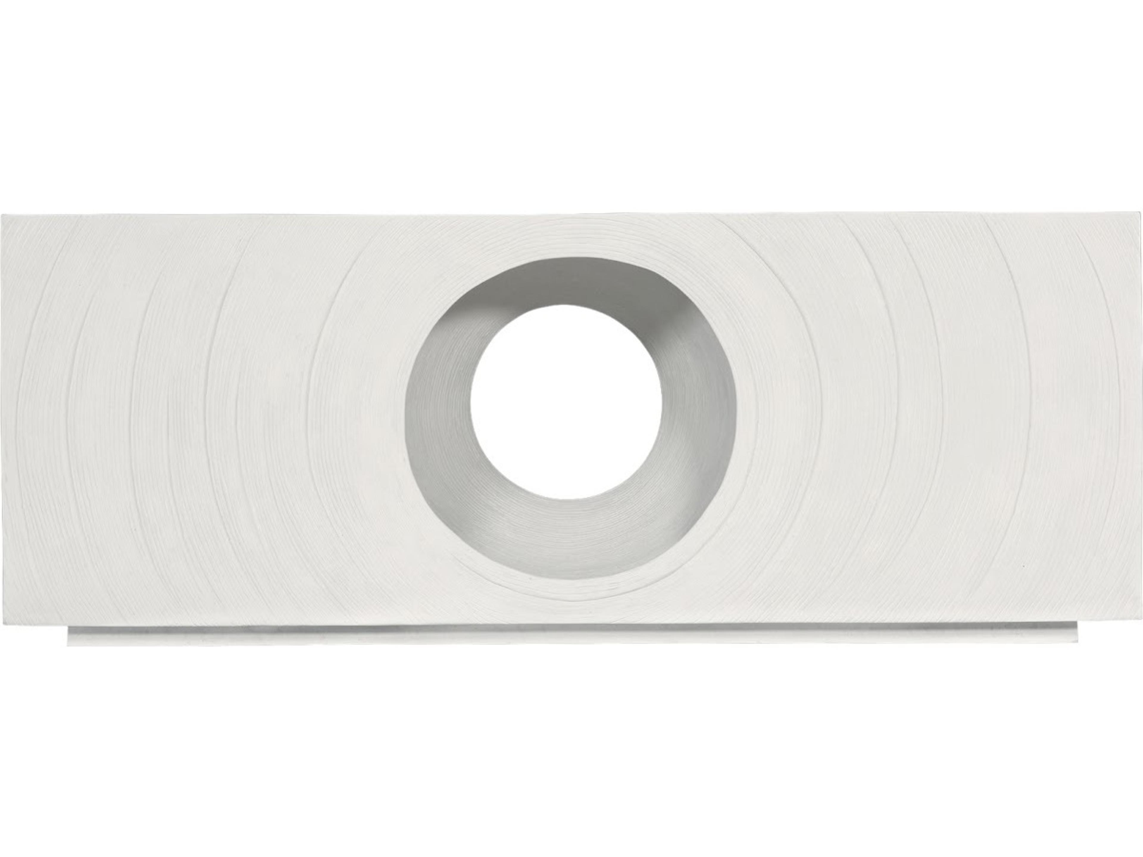 Phillips Collection Rectangular Resin Off White Coffee Table