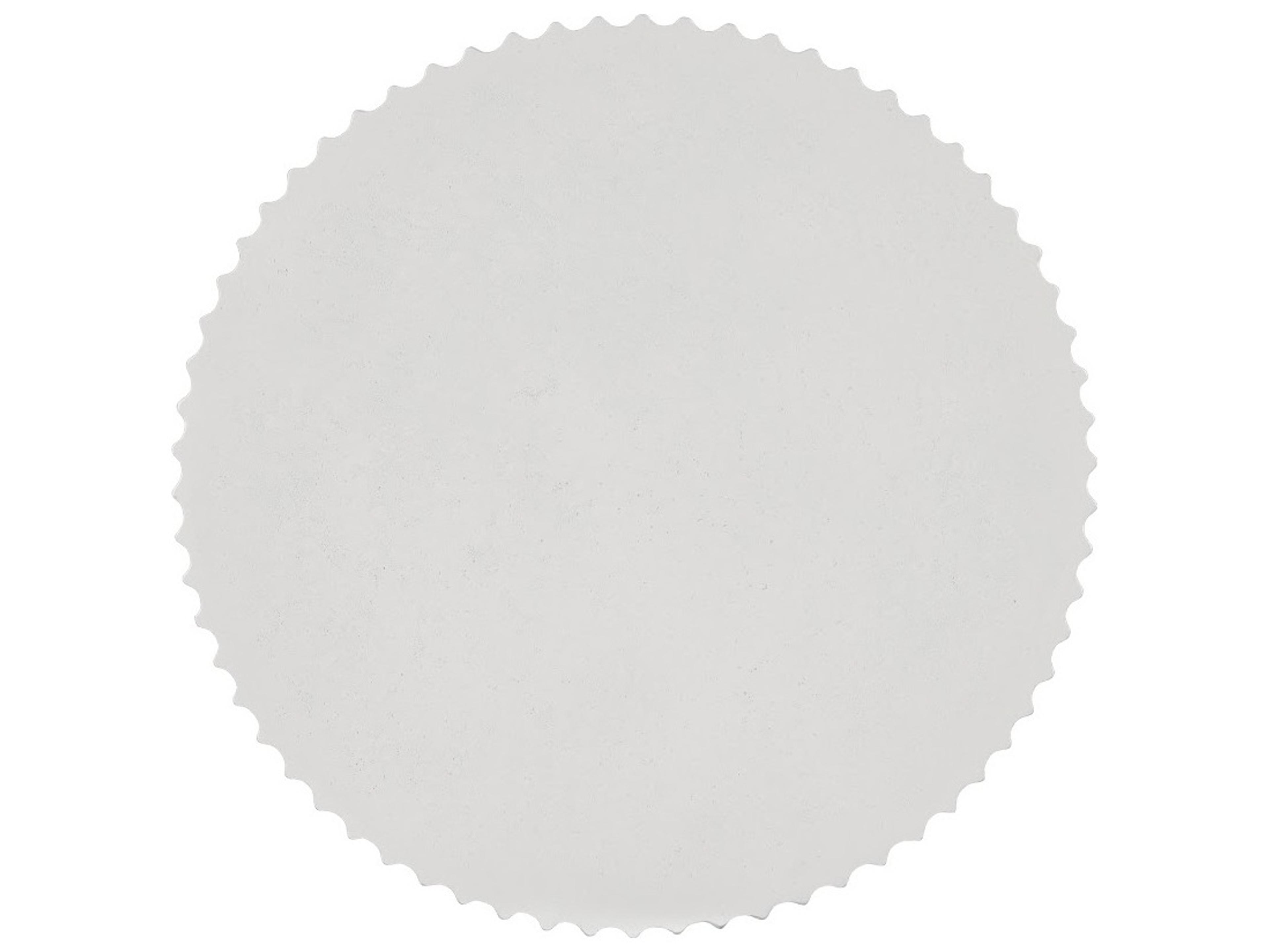 Phillips Collection Round Resin Off White Coffee Table
