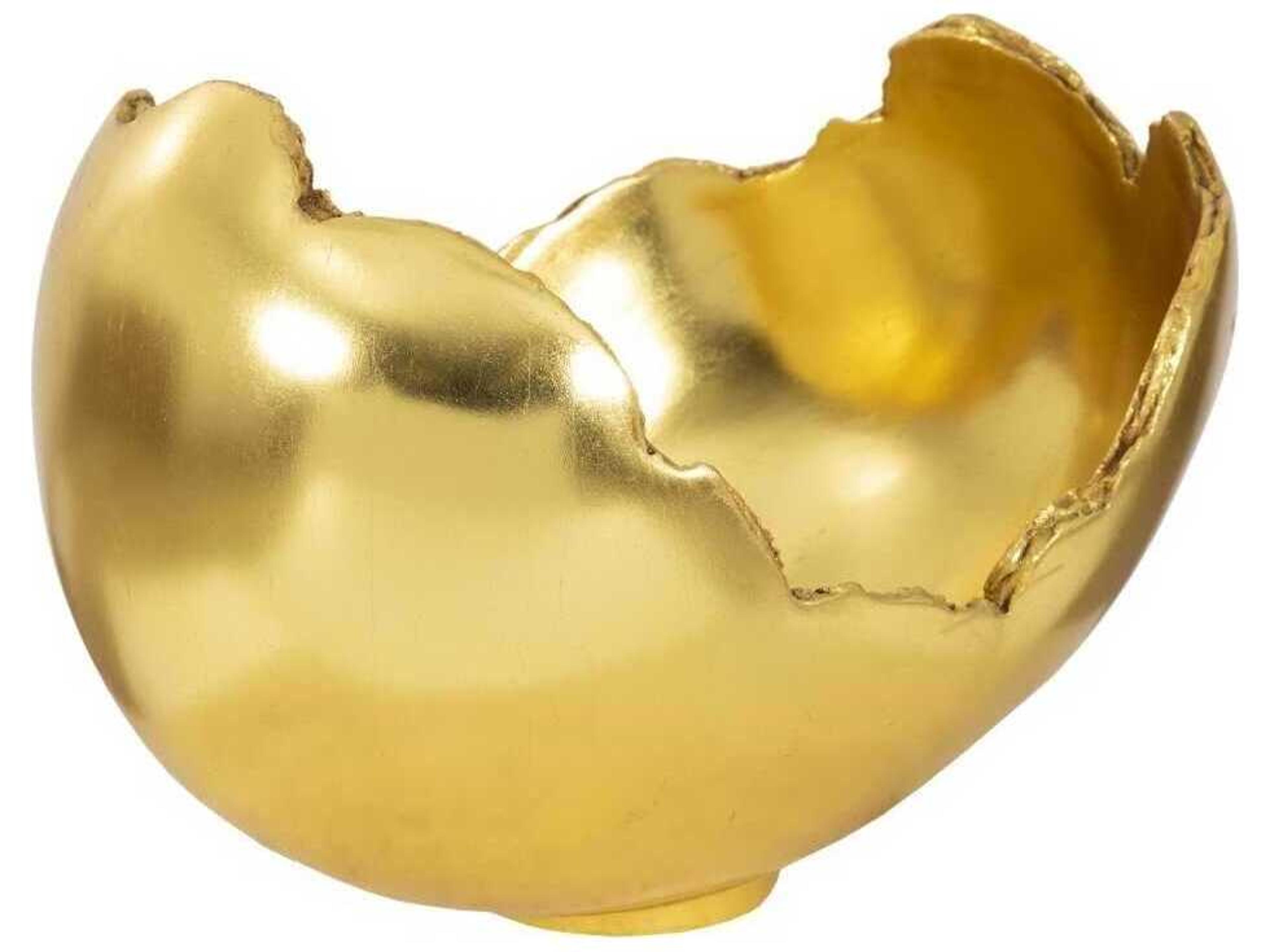 Gold Leaf Decorative Plate