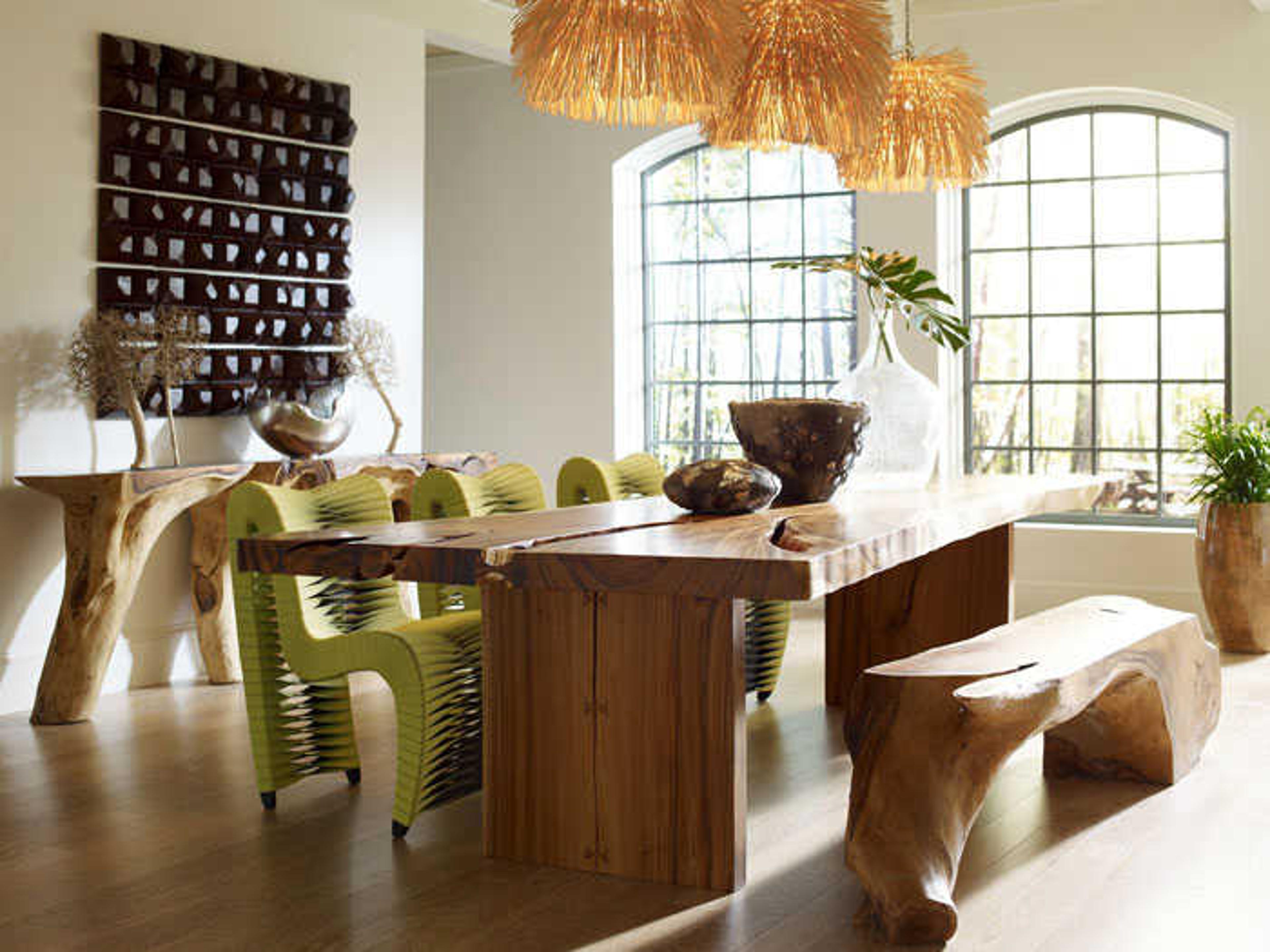 Phillips Collection Cast Naturals Silver Leaf Decorative Burled Bowl