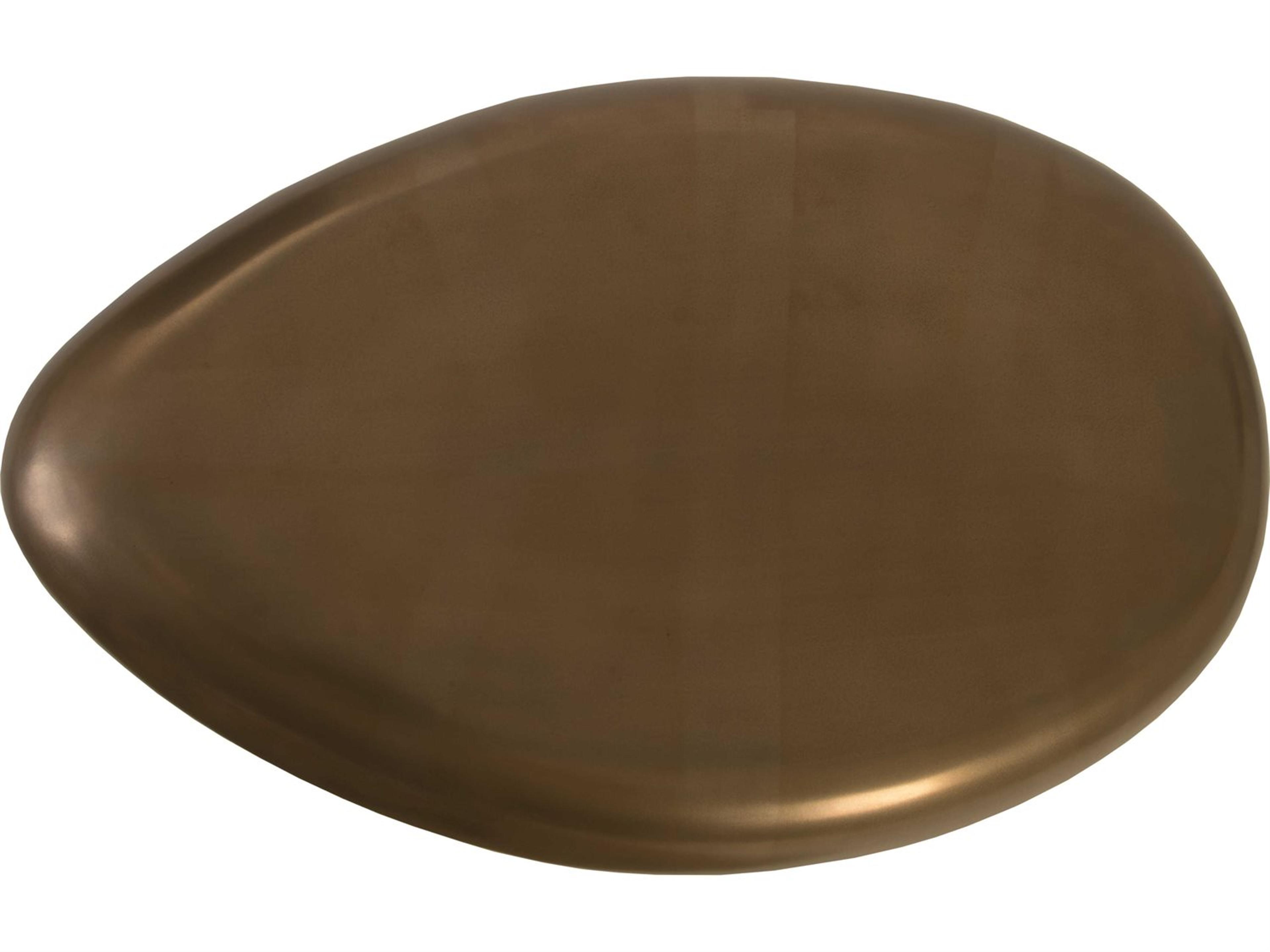 Phillips Collection River Stone Bronze Coffee Table