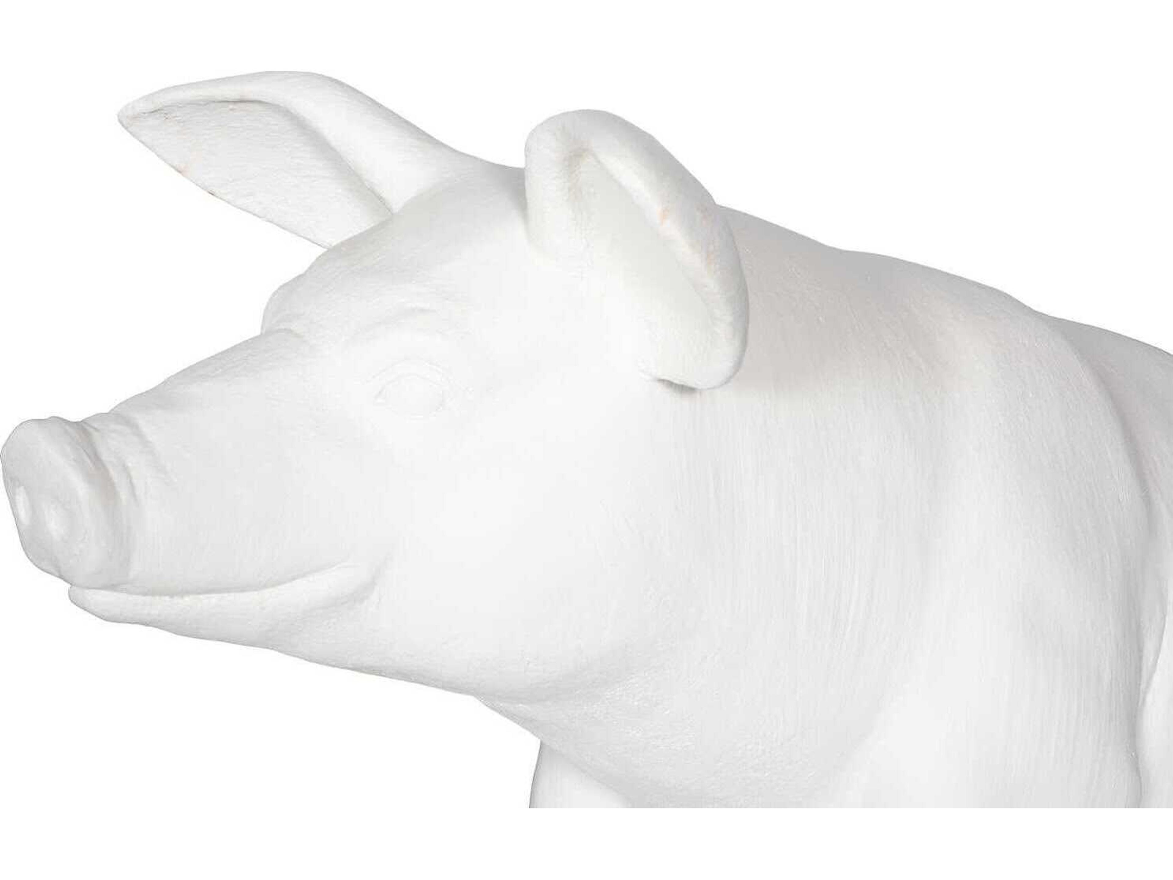 Phillips Collection Off White Happy Pig Sculpture