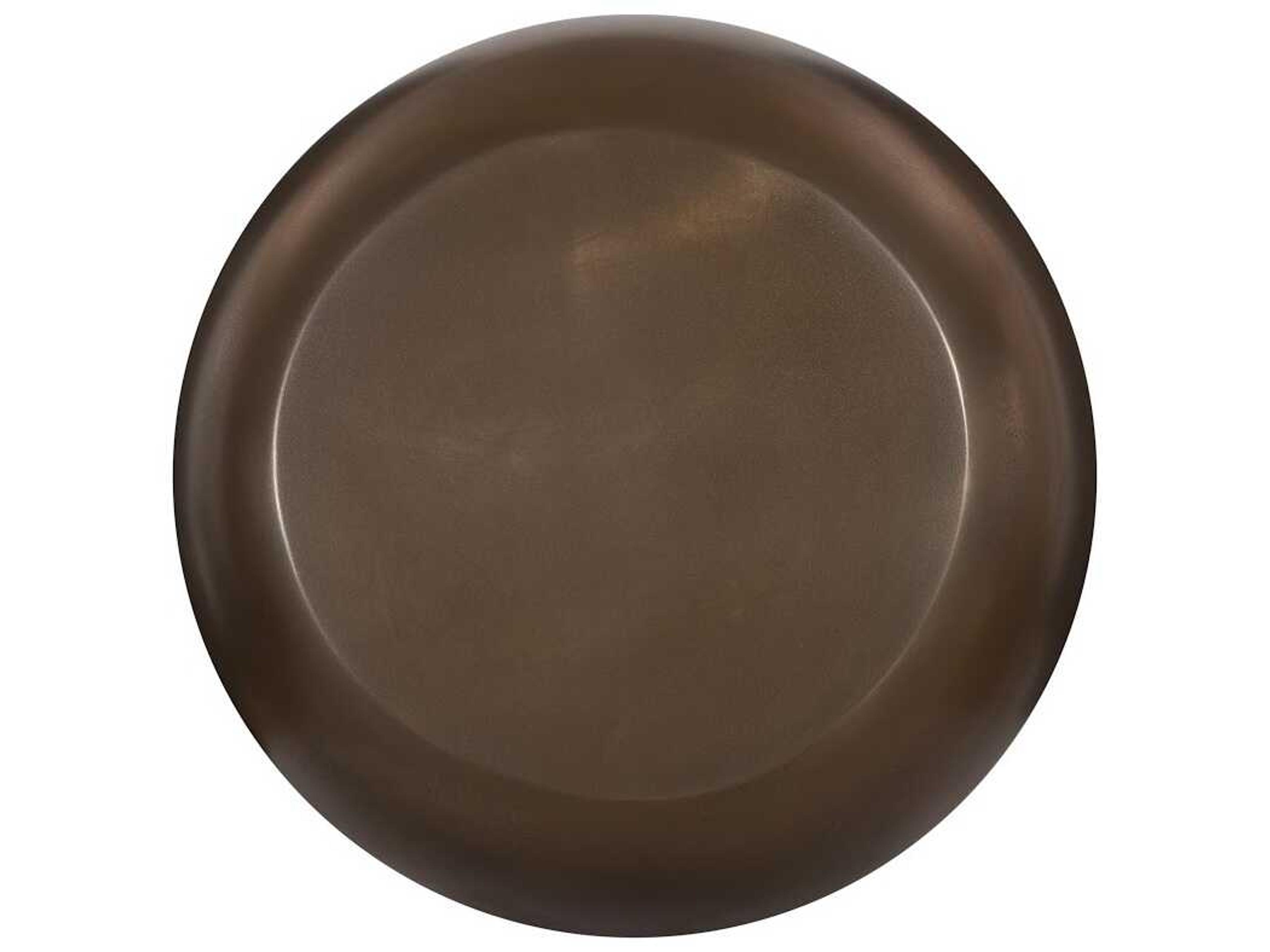 Phillips Collection Stone Bronze End Table