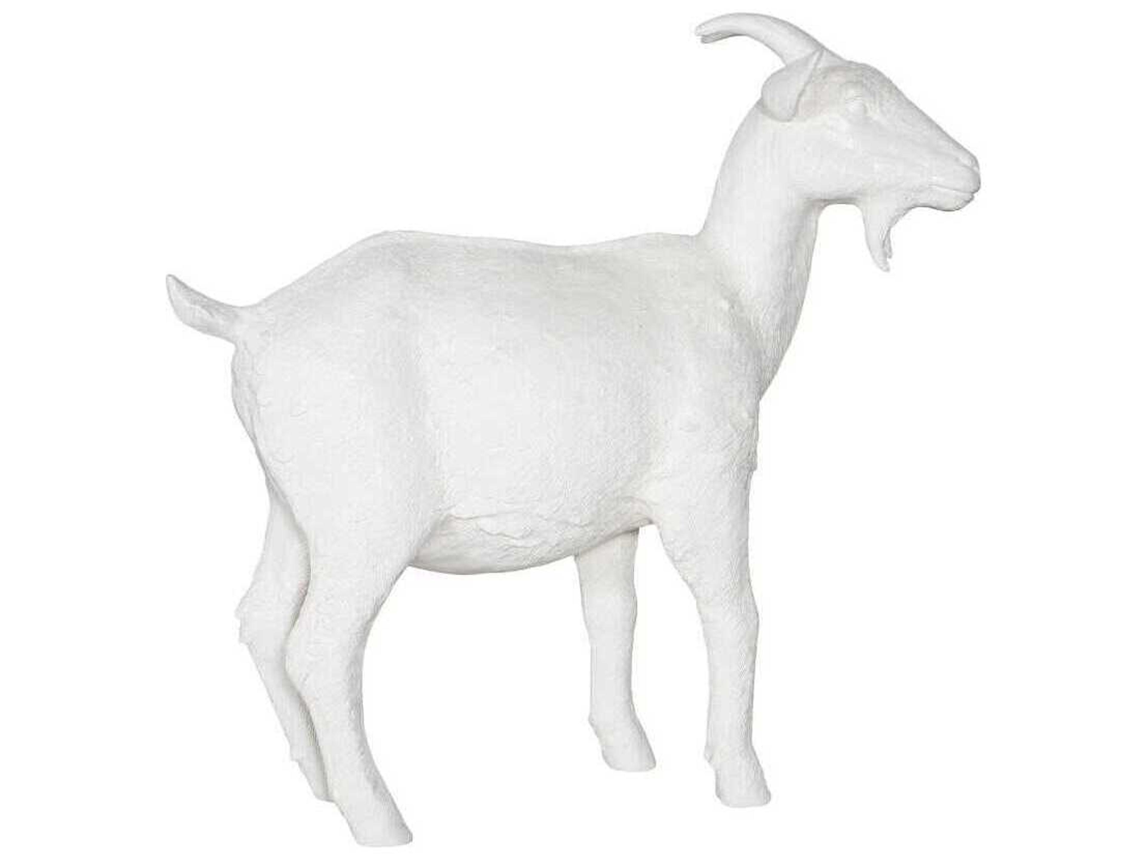 Phillips Collection Off White Goat Sculpture
