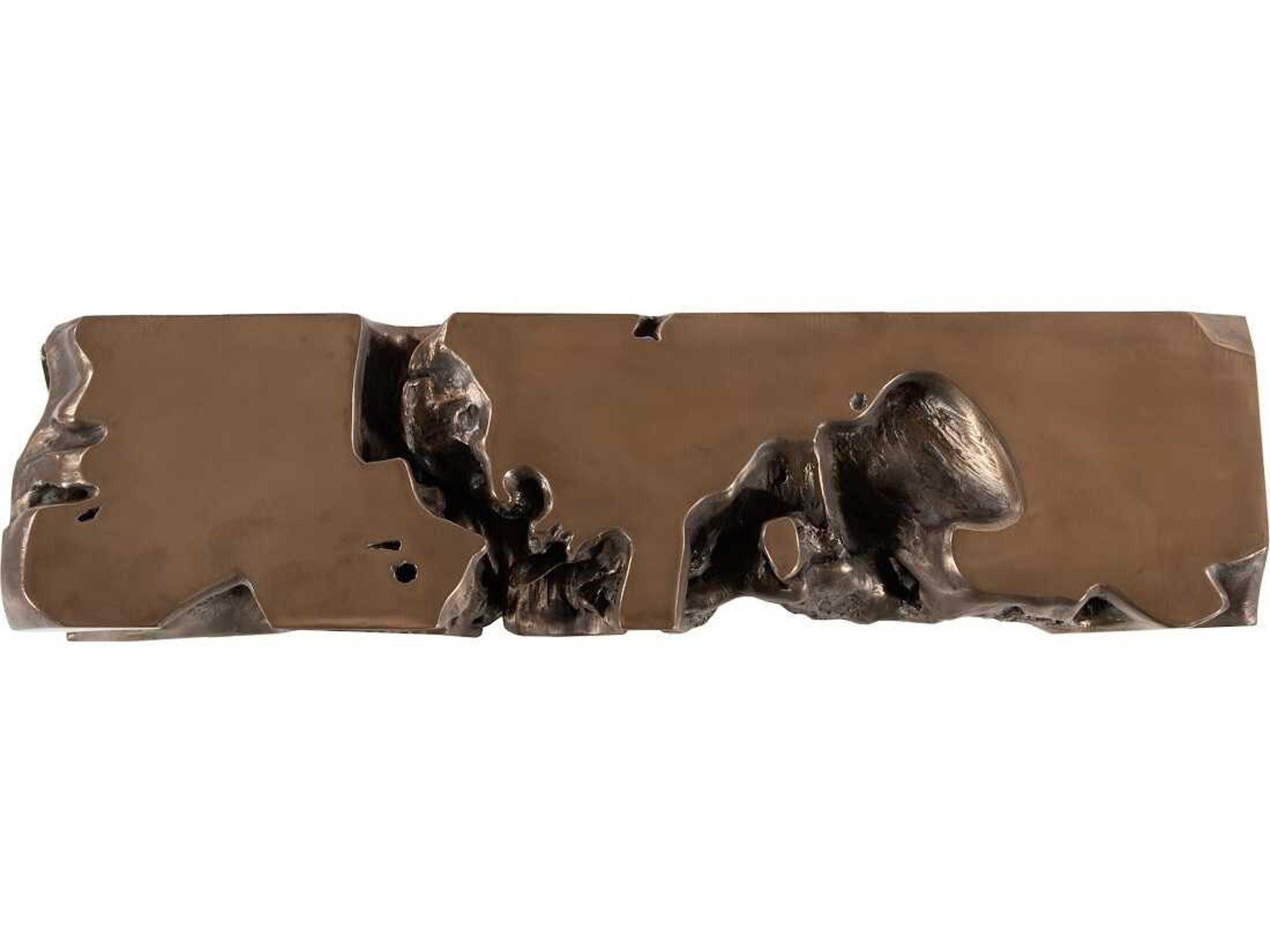 Phillips Collection Cast Naturals Bronze Accent Bench