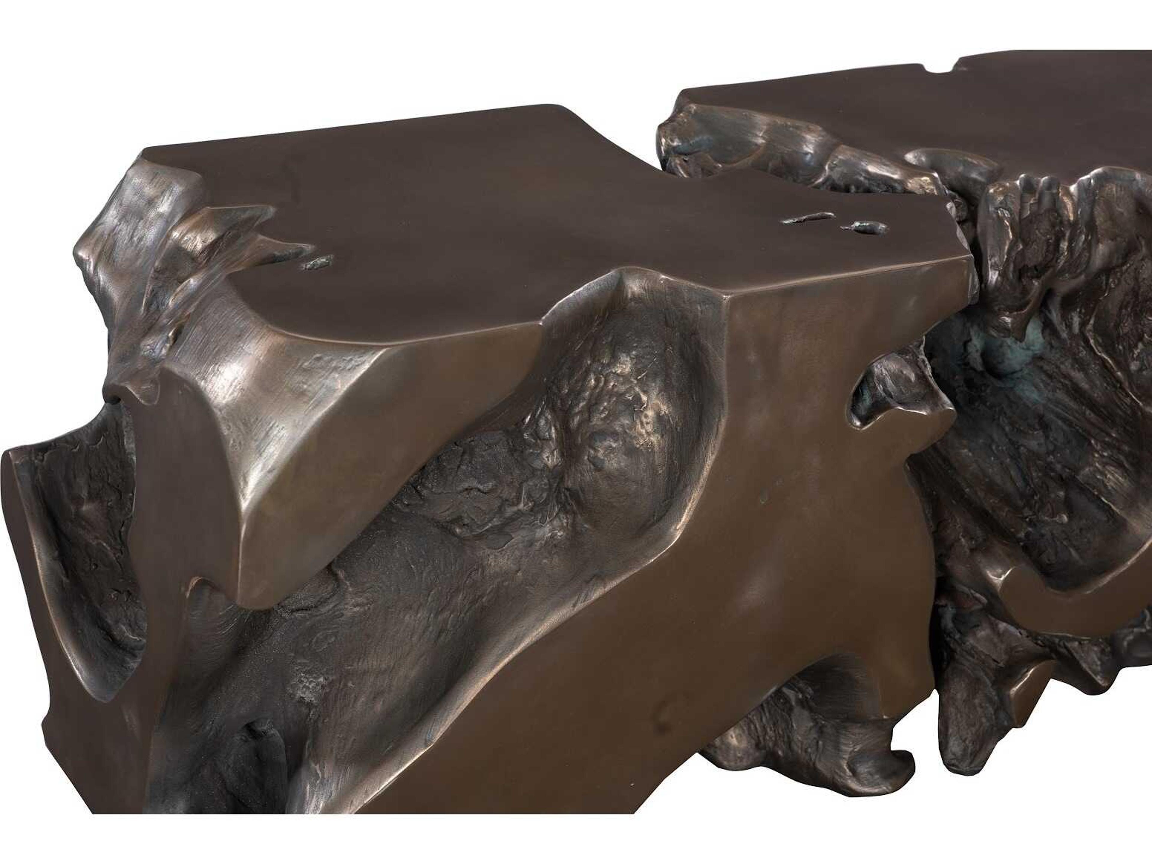Phillips Collection Cast Naturals Bronze Accent Bench