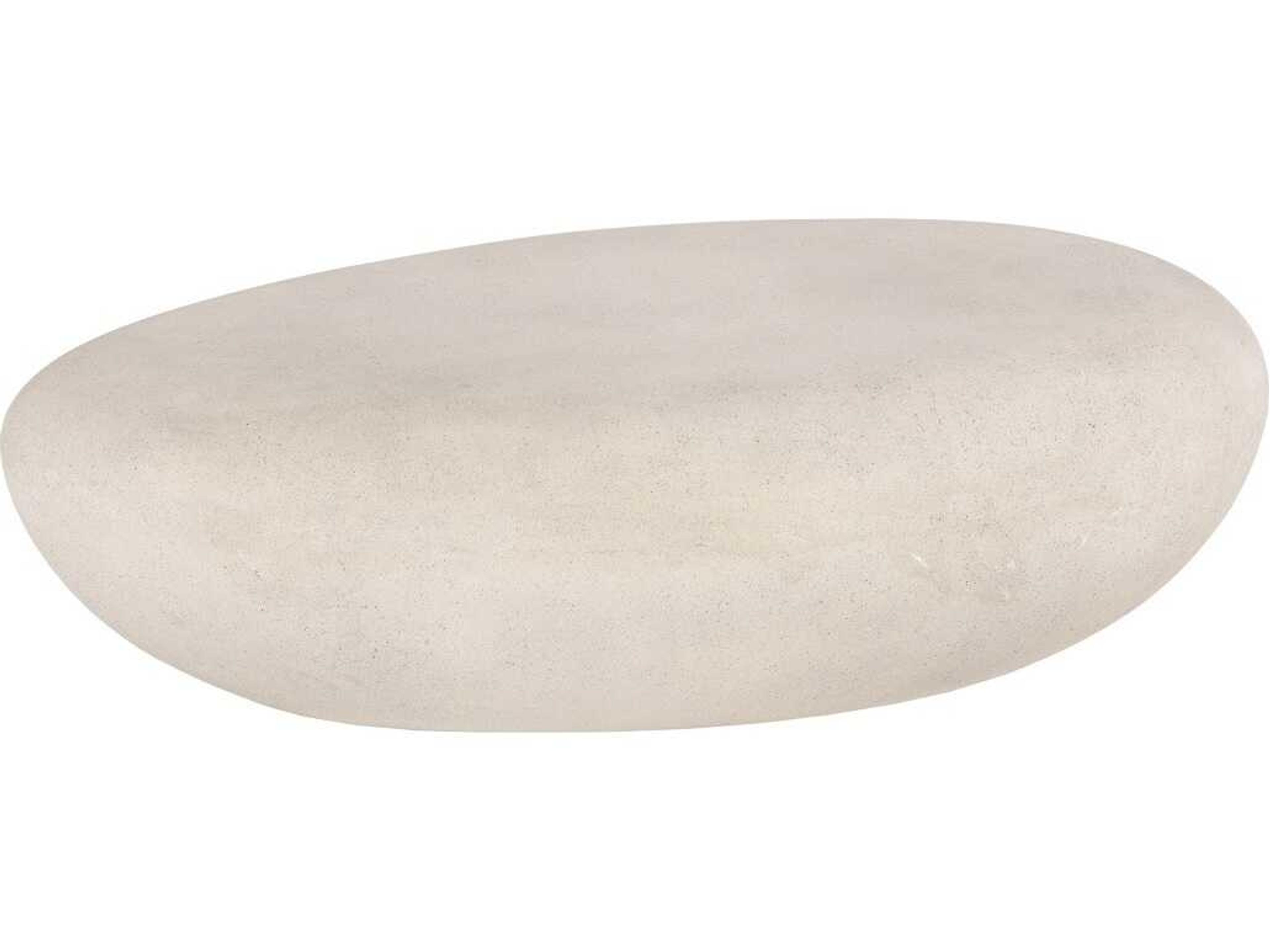 River Stone Coffee Table Organic Modern