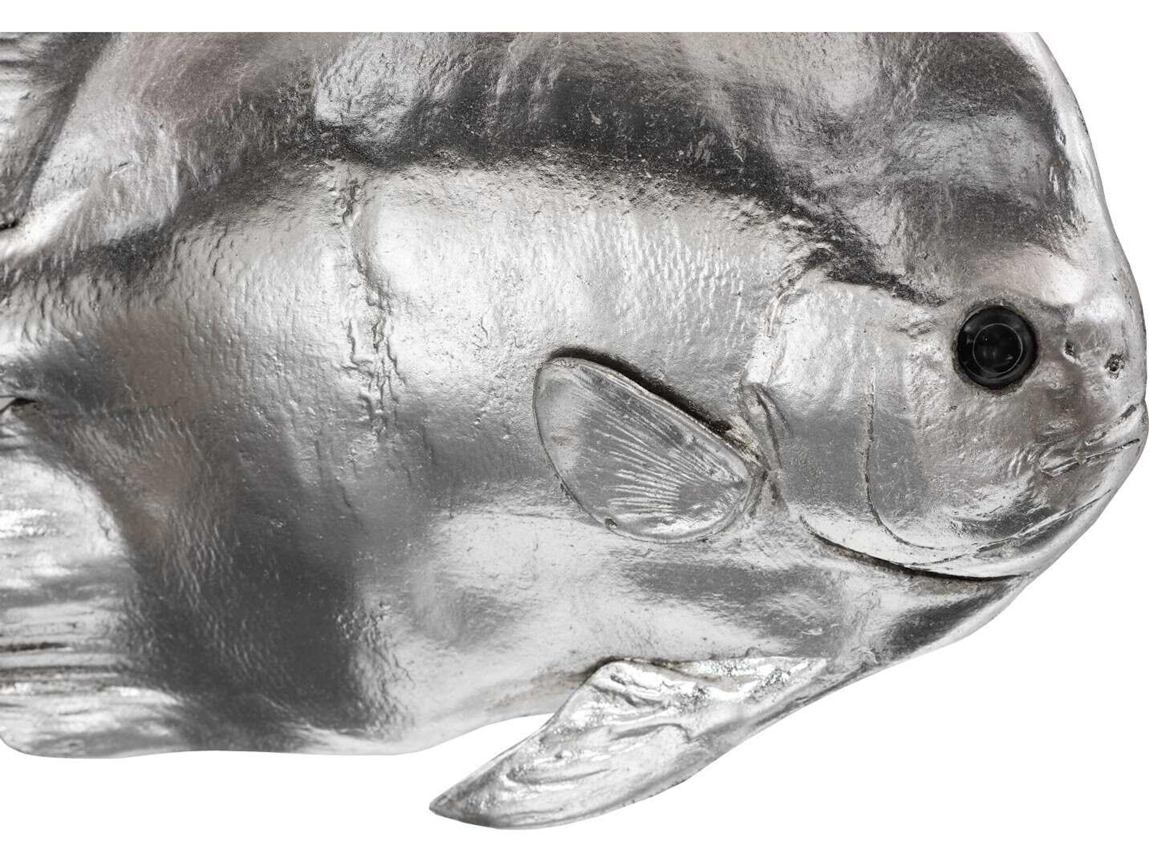 Phillips Collection Silver Leaf Australian Batfish 3D Wall Art