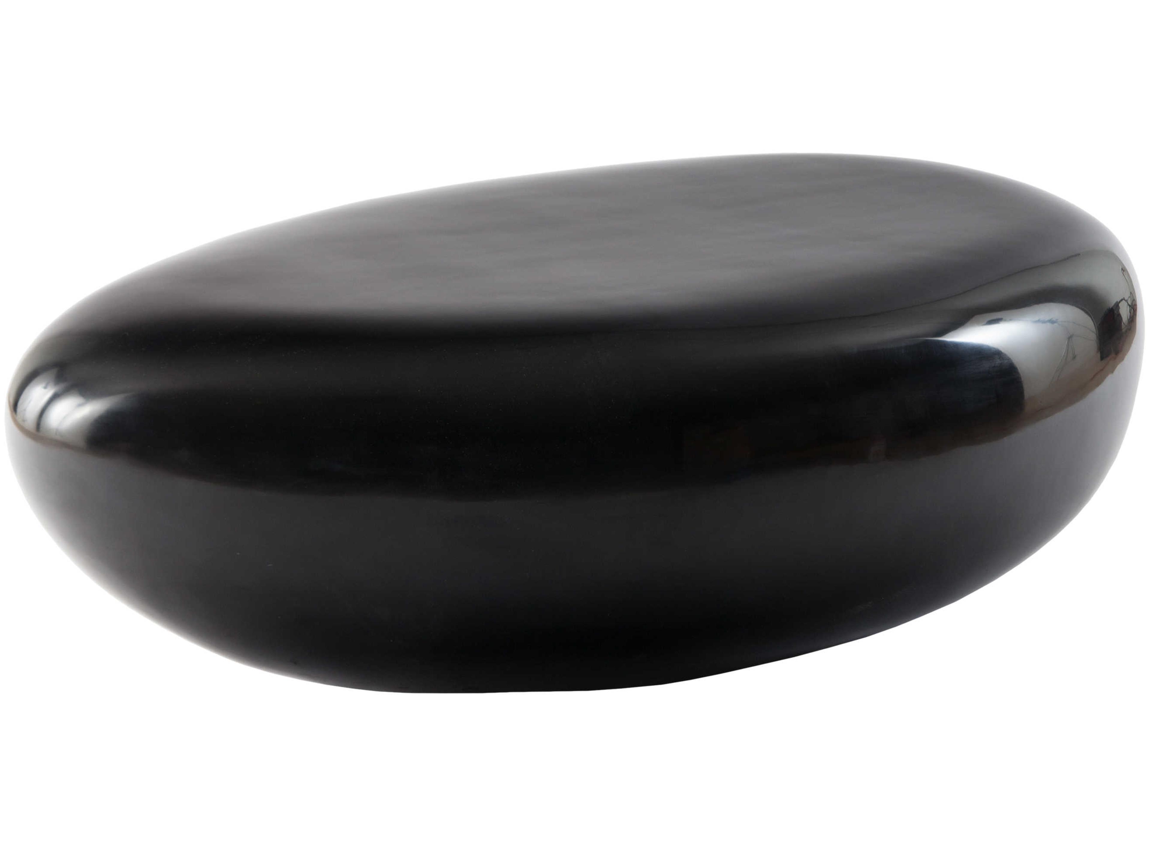 Phillips Collection River Stone Oval Gel Coat Coffee Table