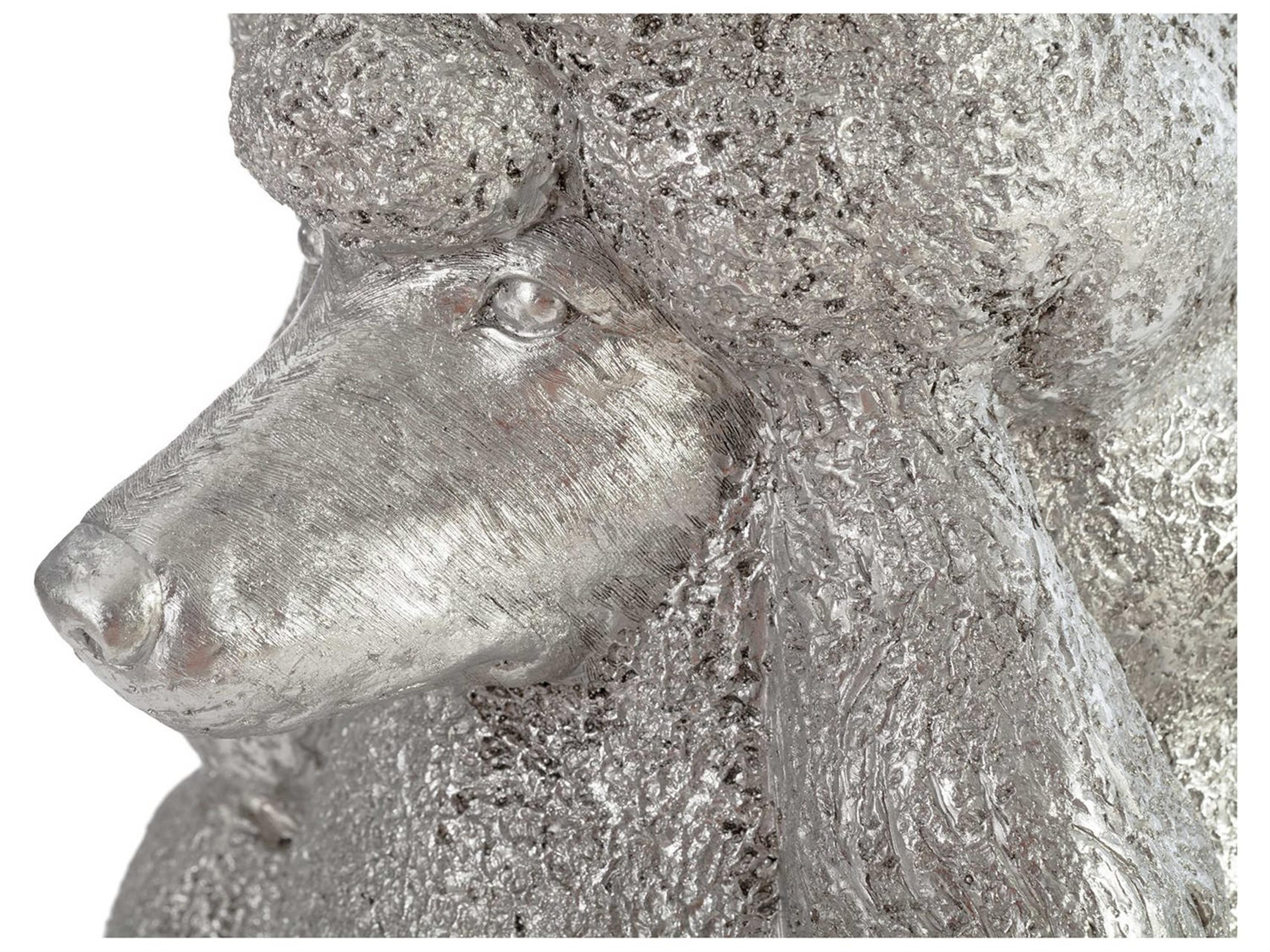 Phillips Collection Silver Leaf Poodle Sculpture
