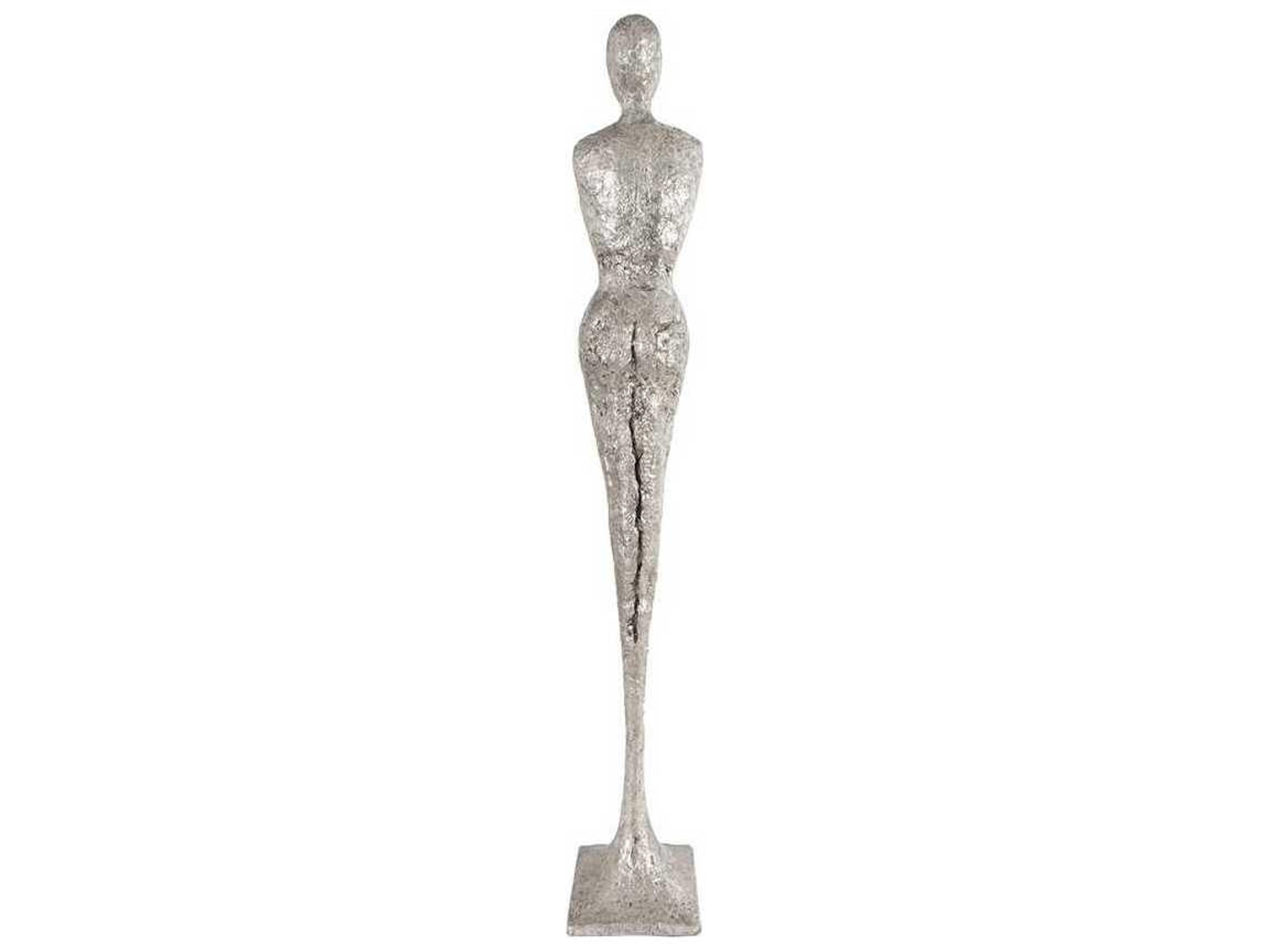 Phillips Collection Silver Leaf Skinny Chiseled Sculpture