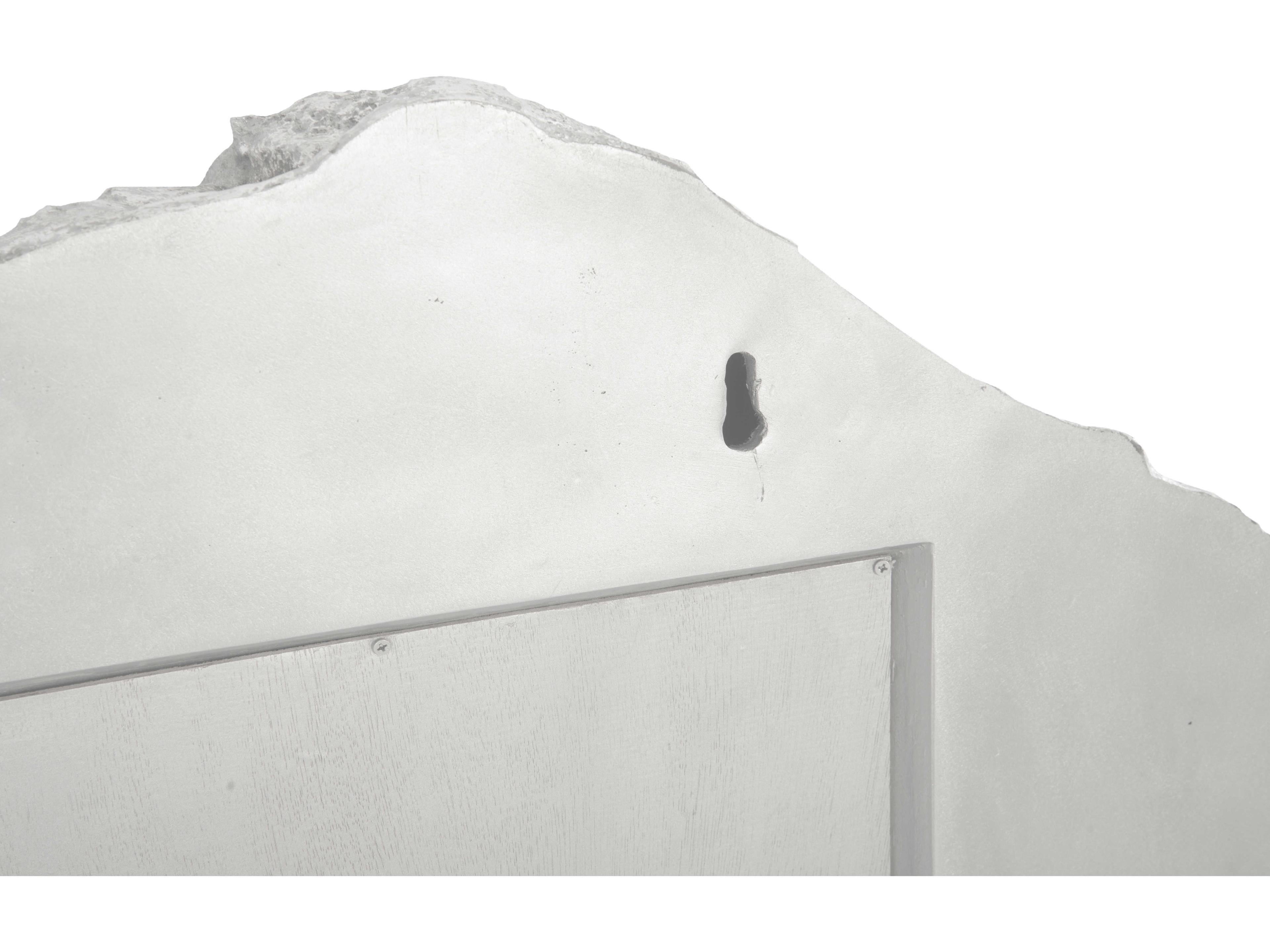 Phillips Collection Rock Pond Silver Leaf Wall Mirror