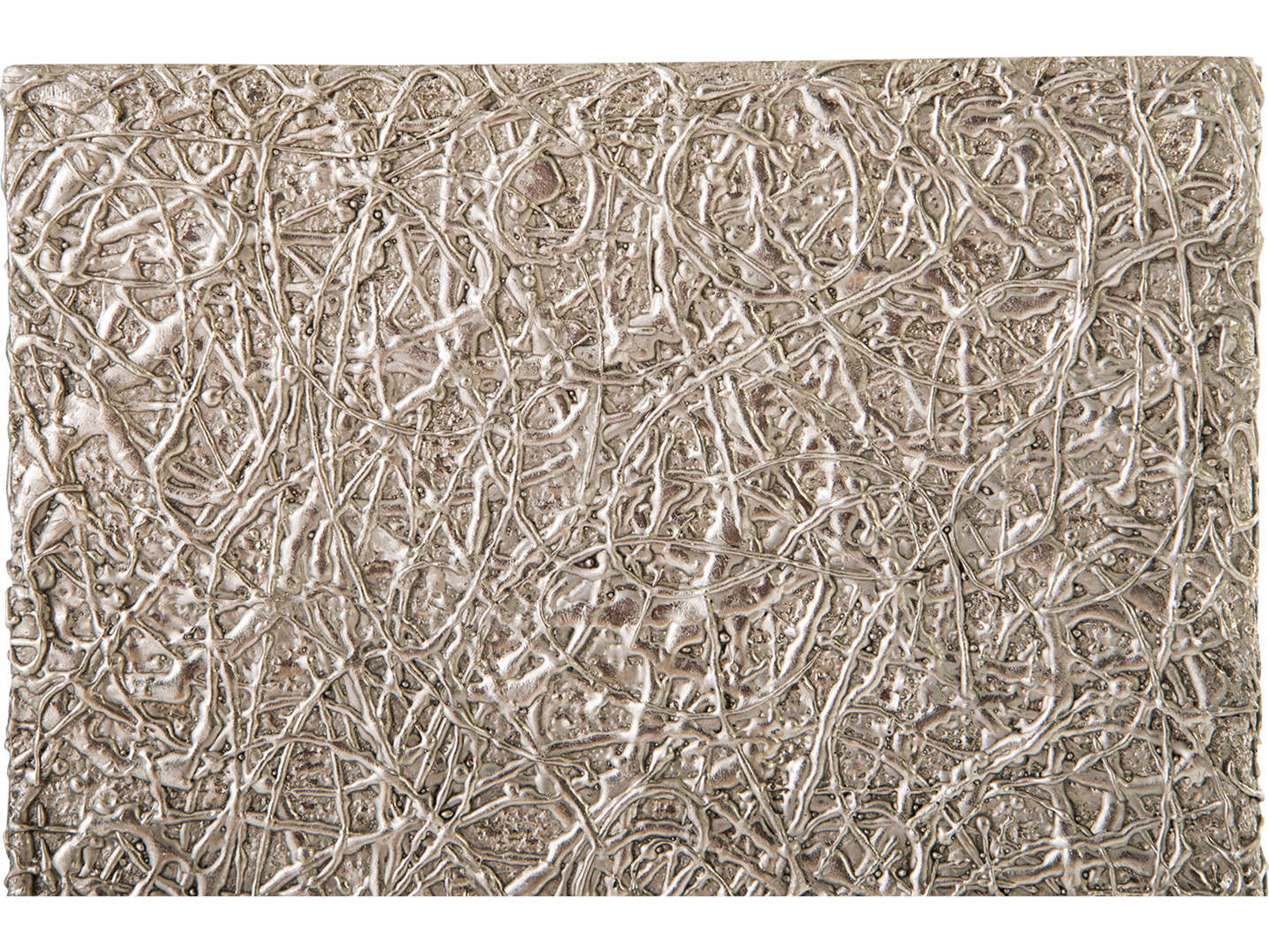 Phillips Collection String Square Silver Leaf End Table