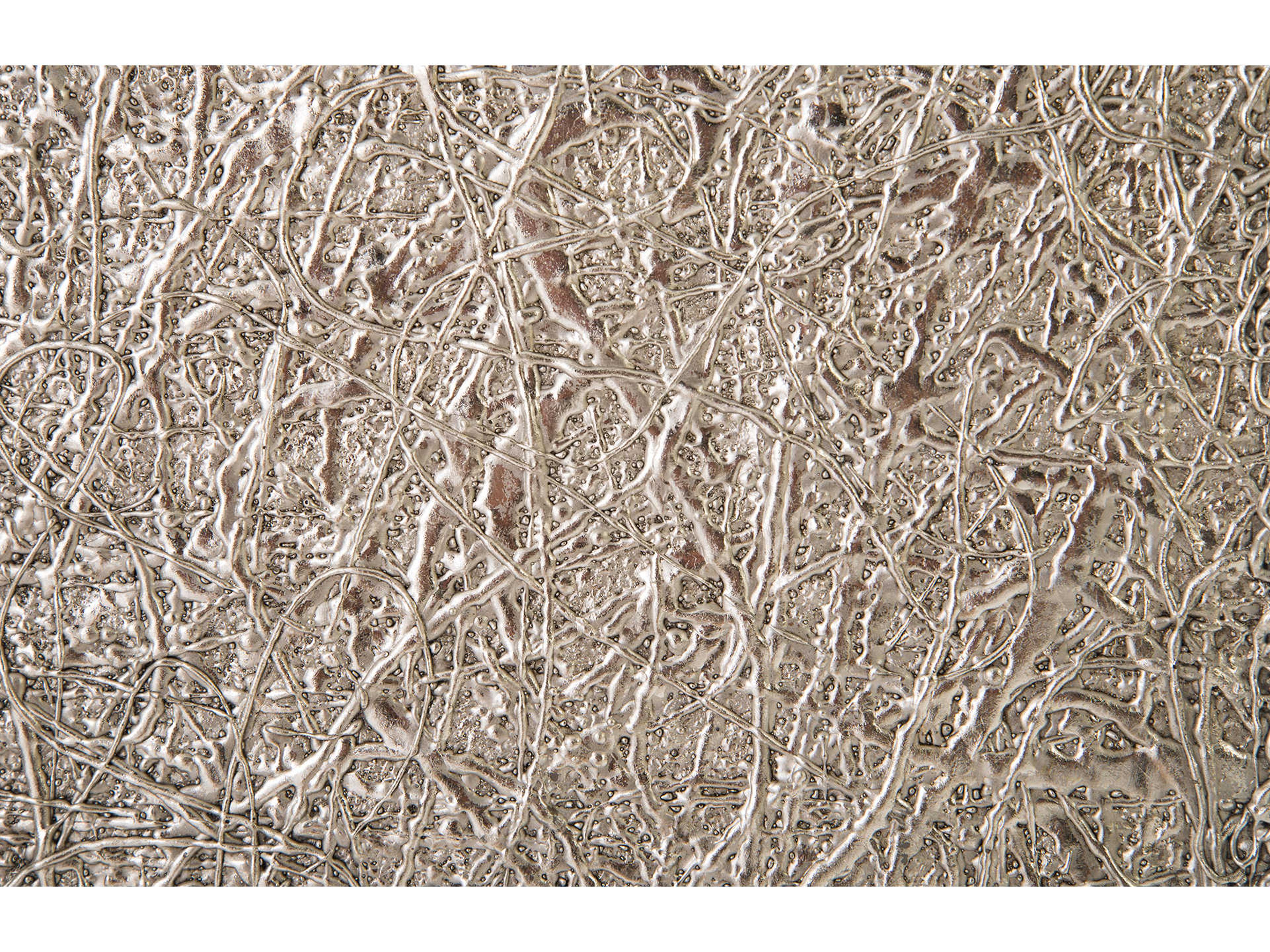 Phillips Collection String Square Silver Leaf End Table