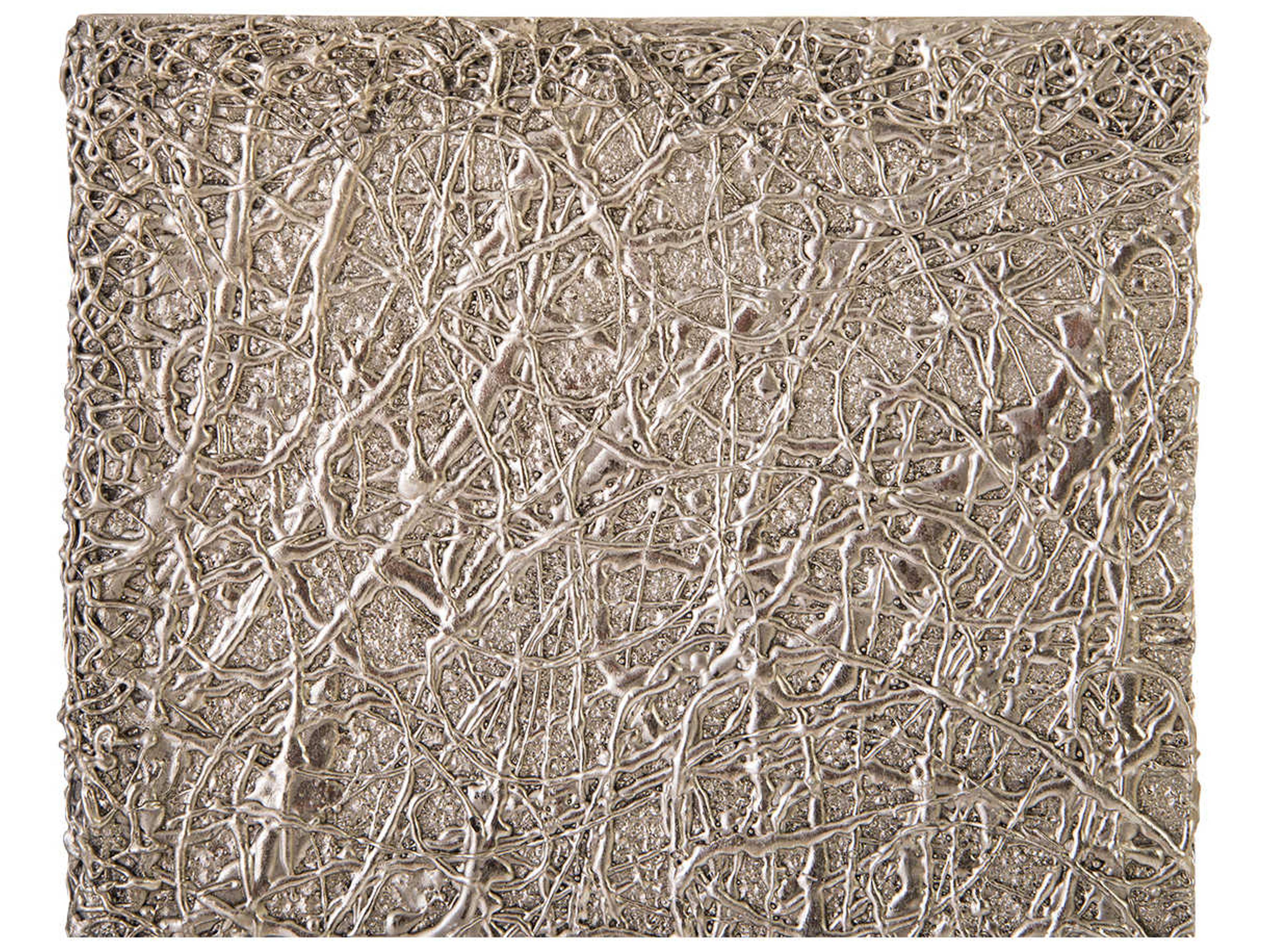 Phillips Collection String Square Silver Leaf End Table