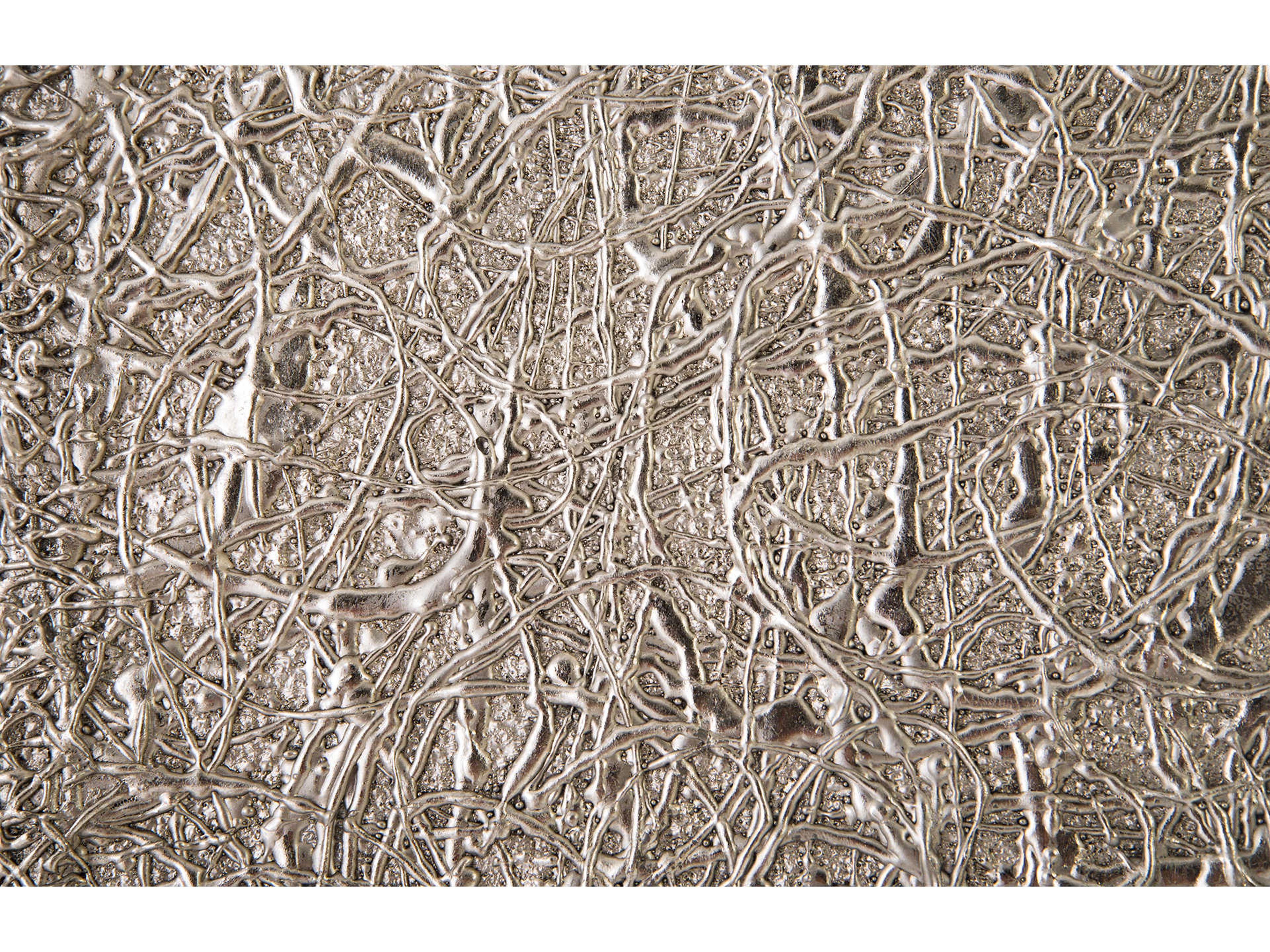 Phillips Collection String Square Silver Leaf End Table