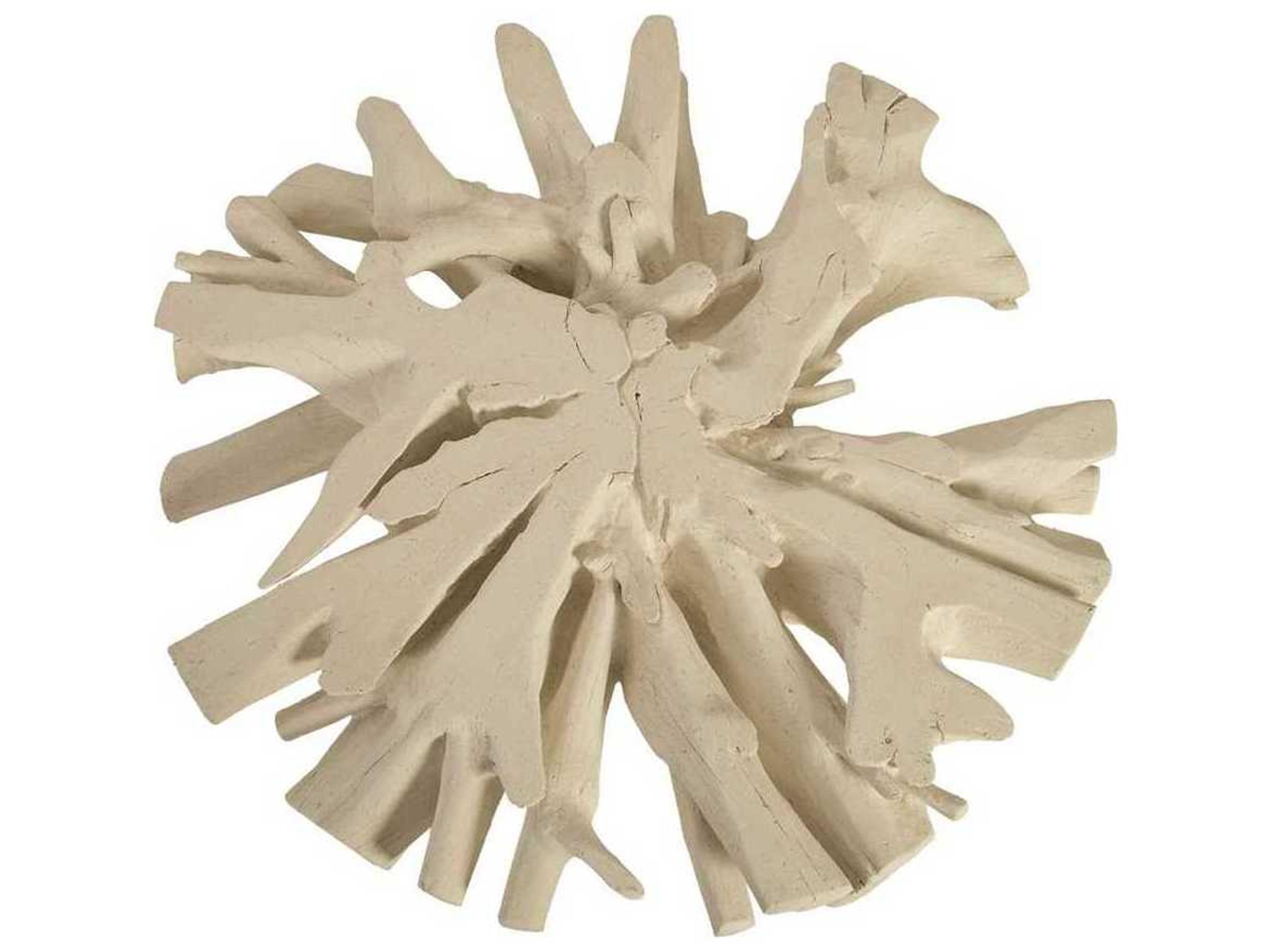 Phillips Collection Cast Naturals White Stone Coffee Table