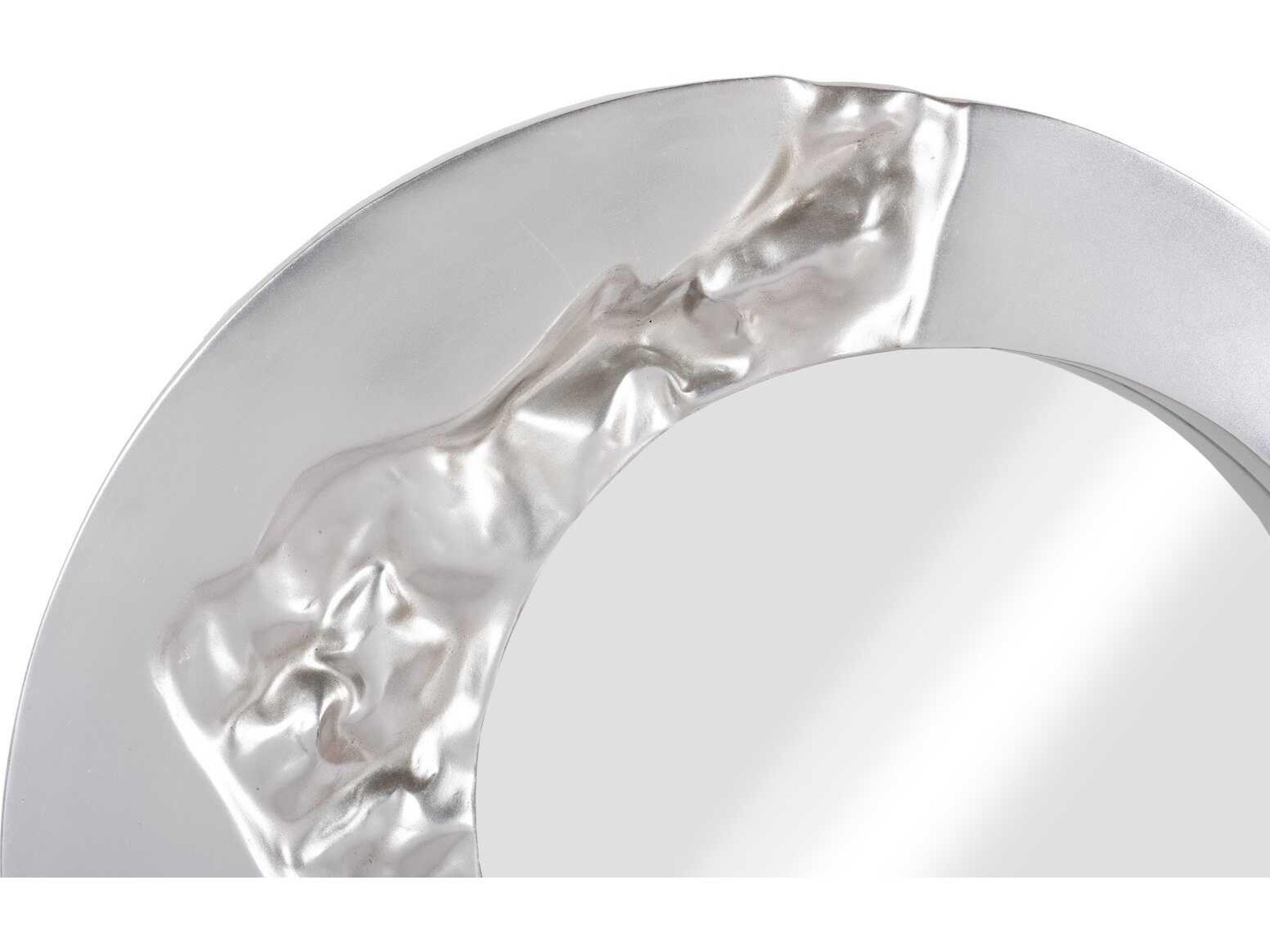 Phillips Collection Silver Leaf Round Wall Mirror