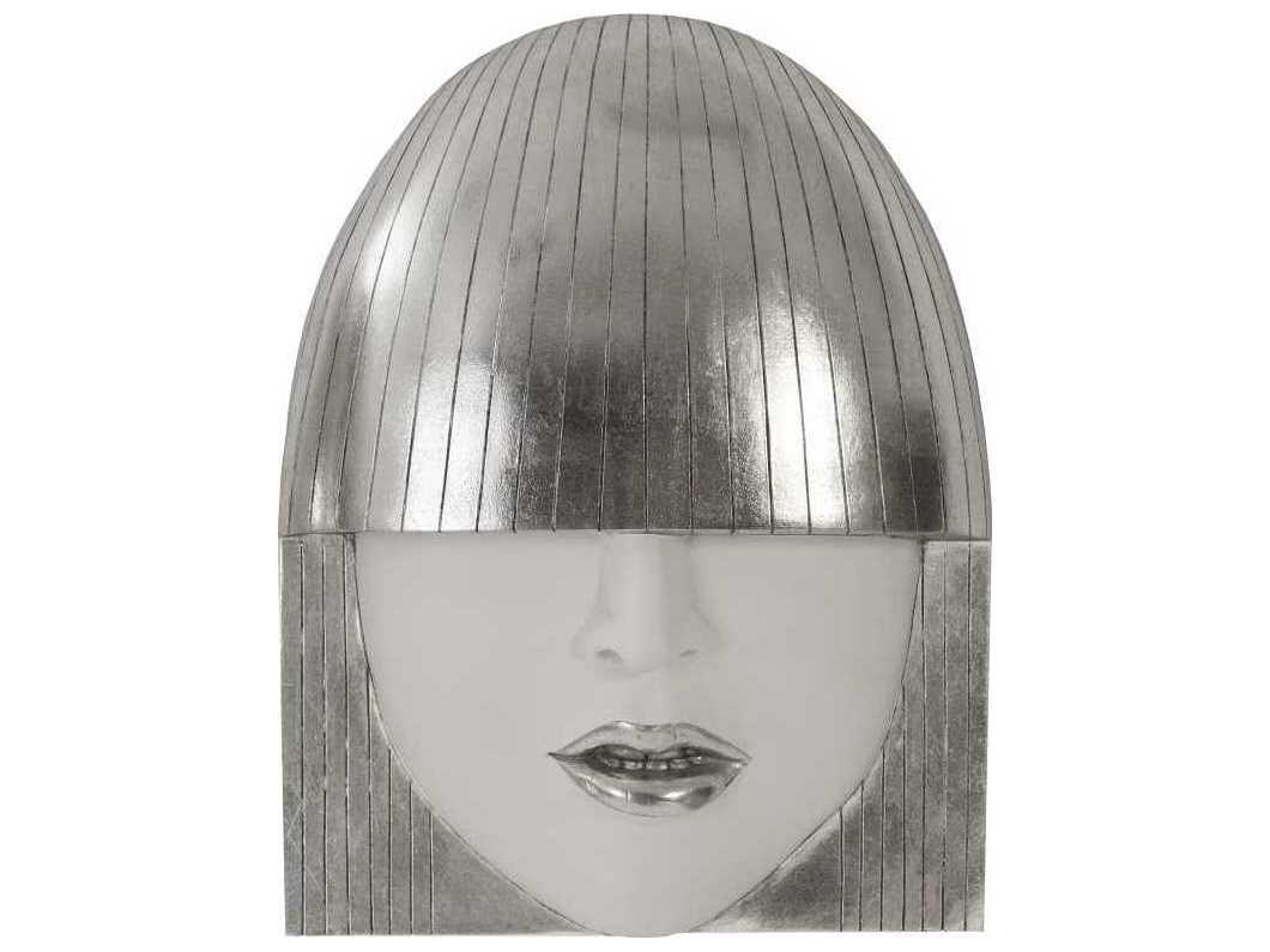 Phillips Collection Silver Leaf Metal Wall Art Set of 3