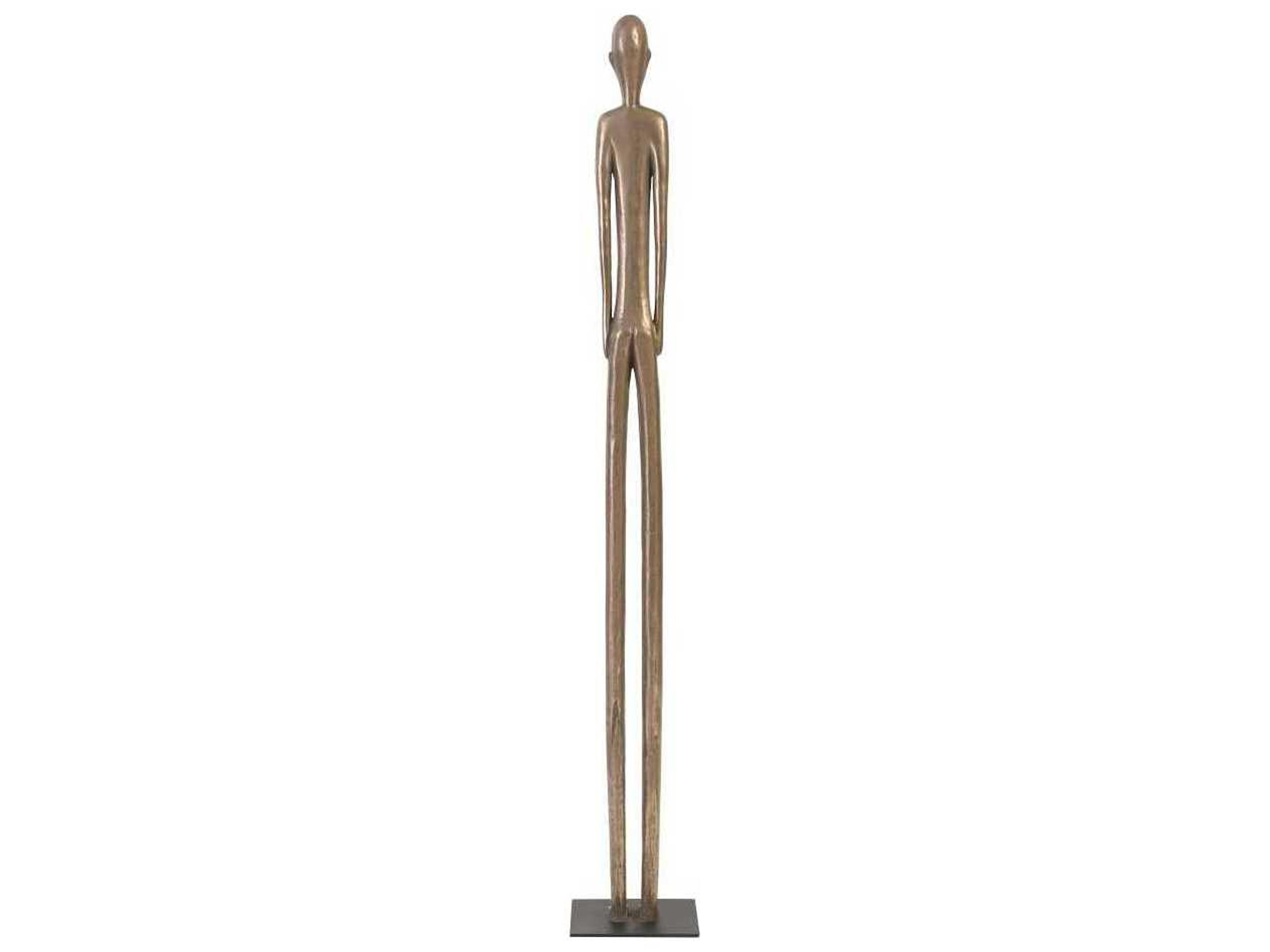 Phillips Collection Polished Bronze 57" High Sculpture