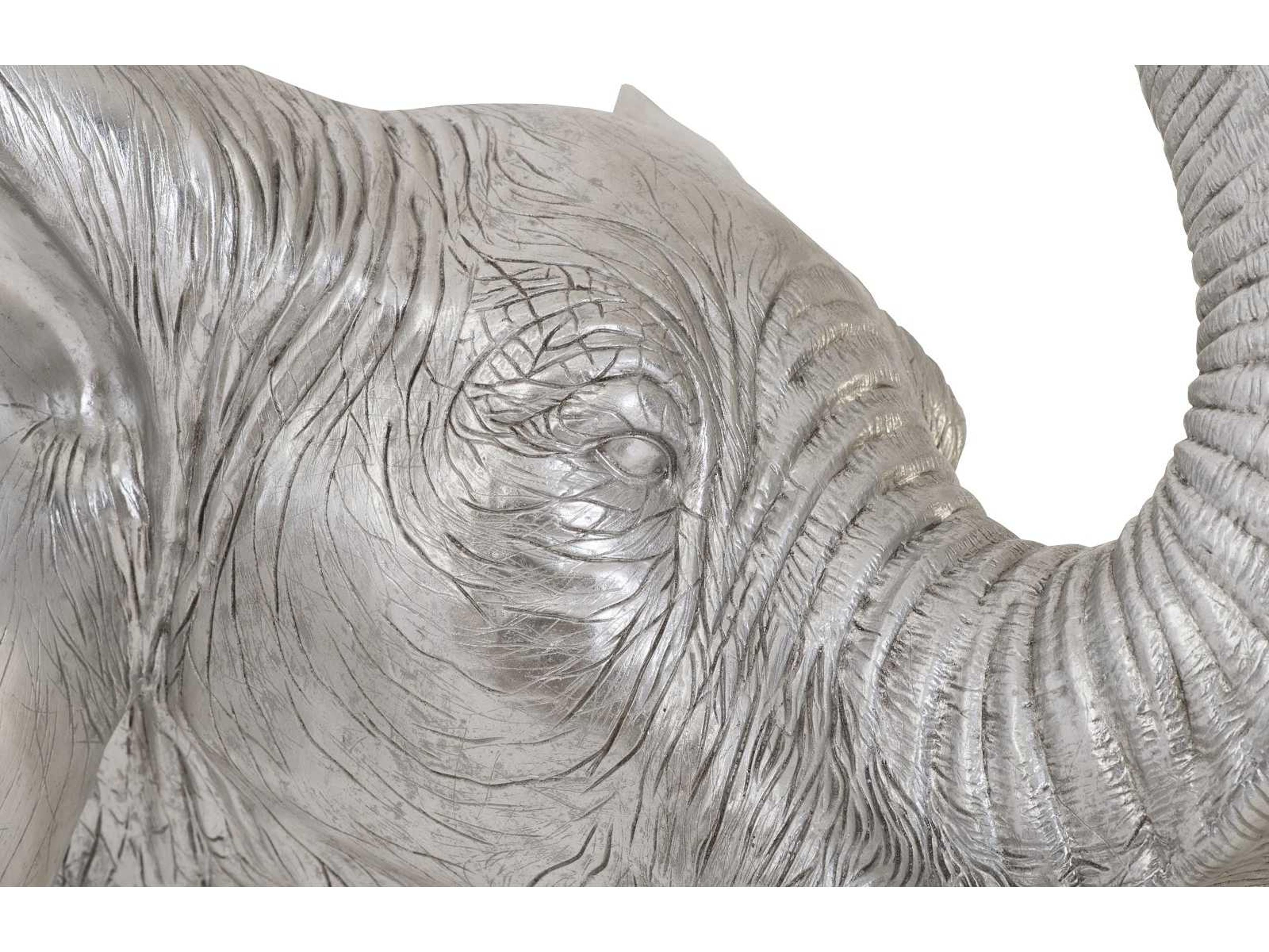 Phillips Collection Silver Leaf Elephant Wall Art