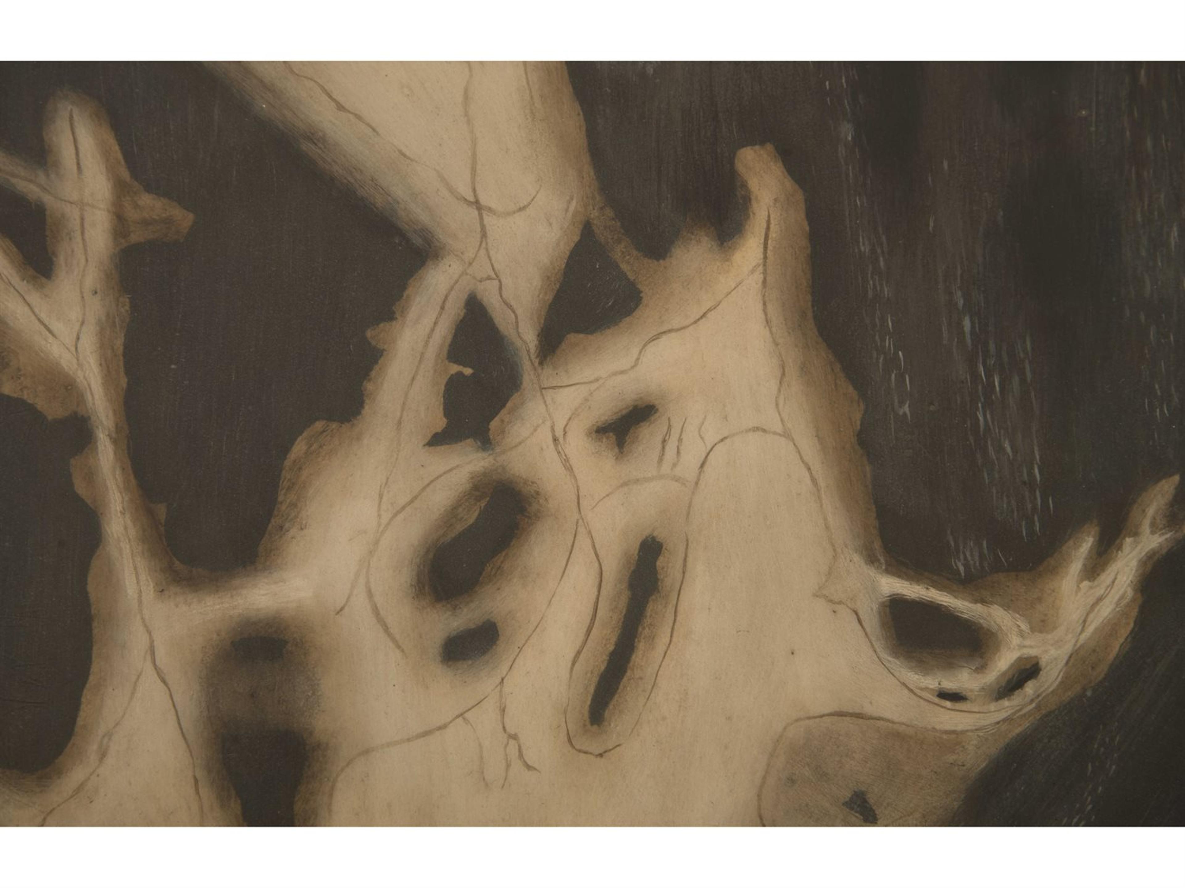 Phillips Collection Brown Grey Gray Accent Stool