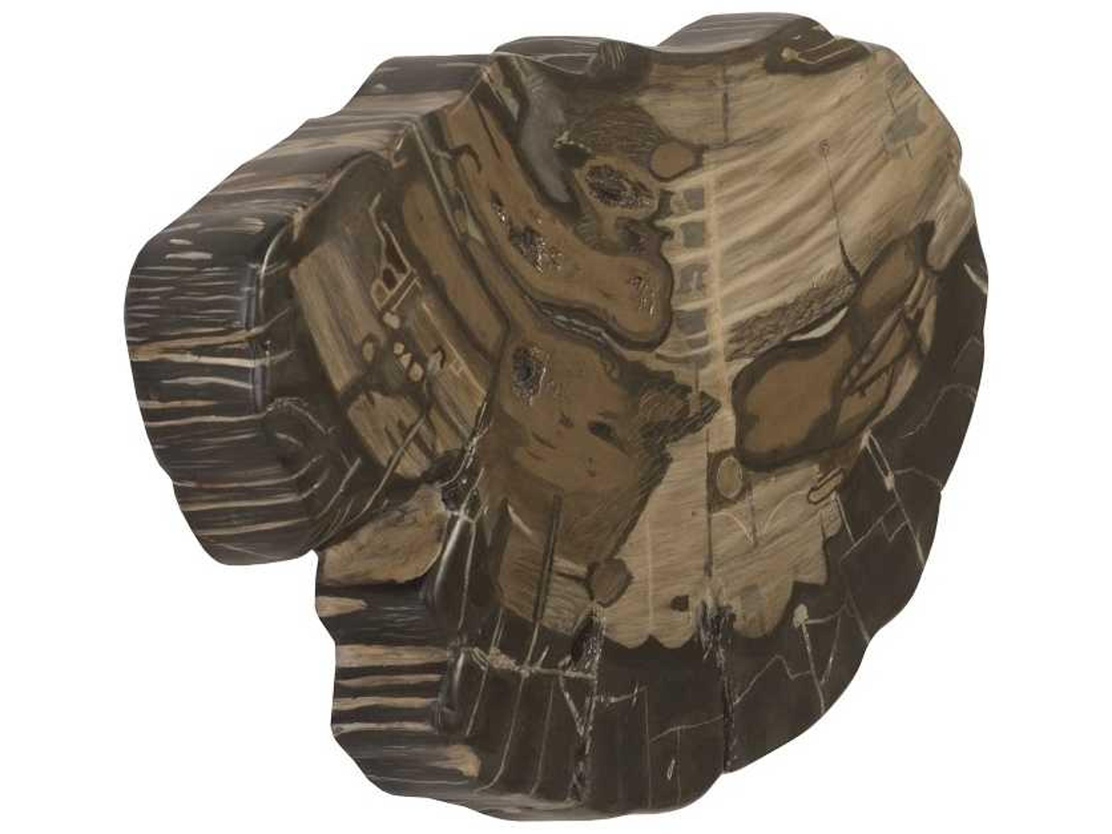 Phillips Collection Brown / Grey Cast Petrified Wood Wall Tile