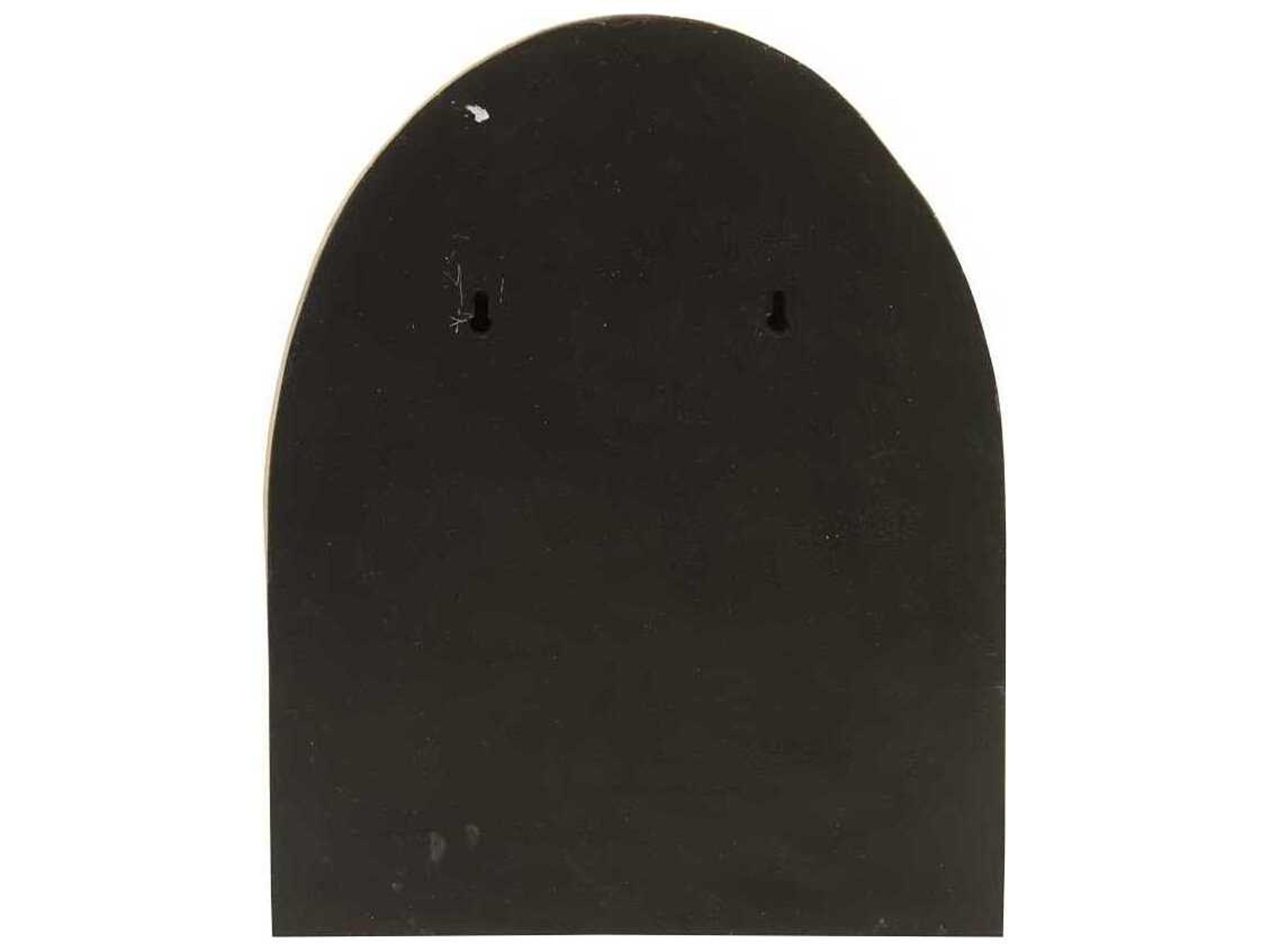 Phillips Collection Black and Gold Leaf Pout Large Fashion Faces 3D Wall Art