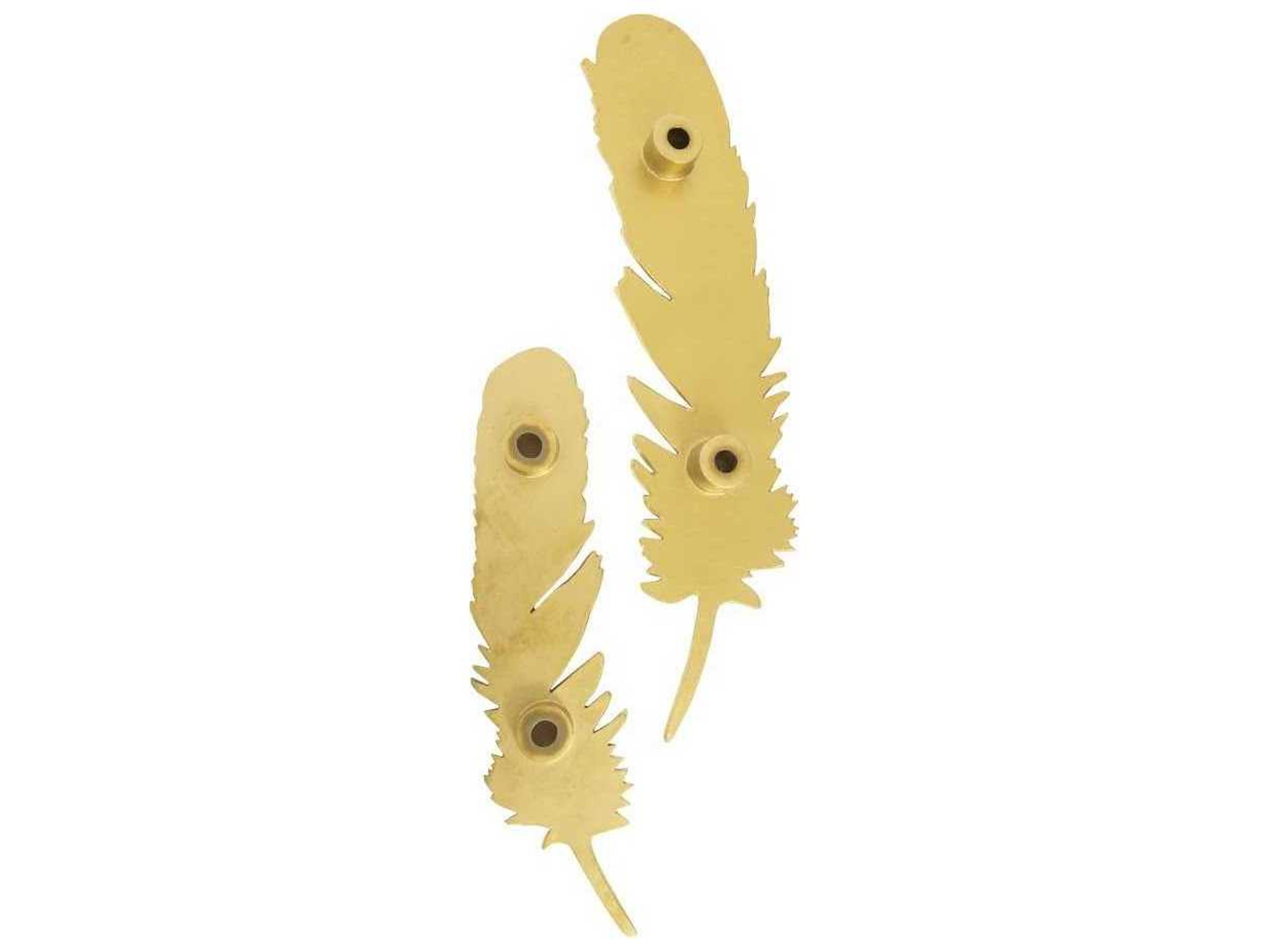 Phillips Collection Gold Leaf Metal Wall Art Set of 2