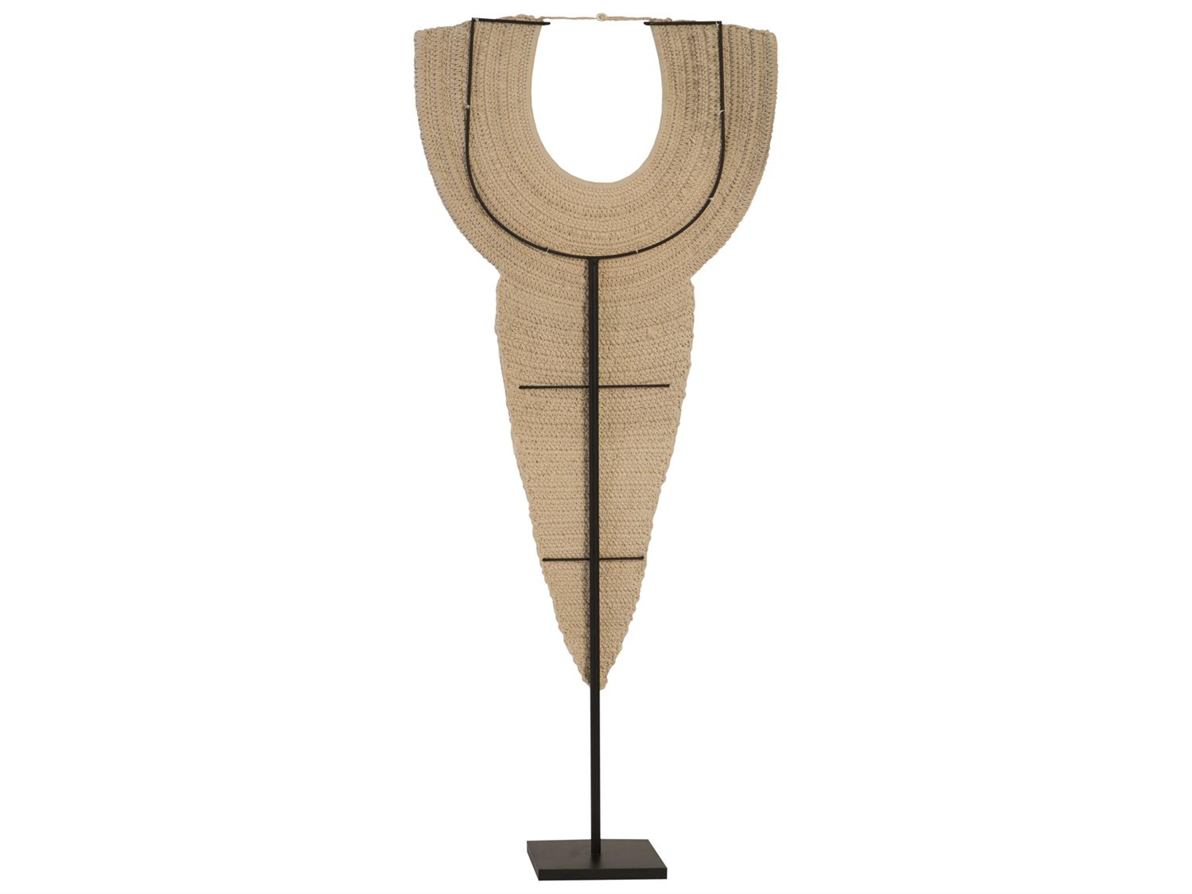 Phillips Collection Beige / Black Giant Shell Necklace Sculpture