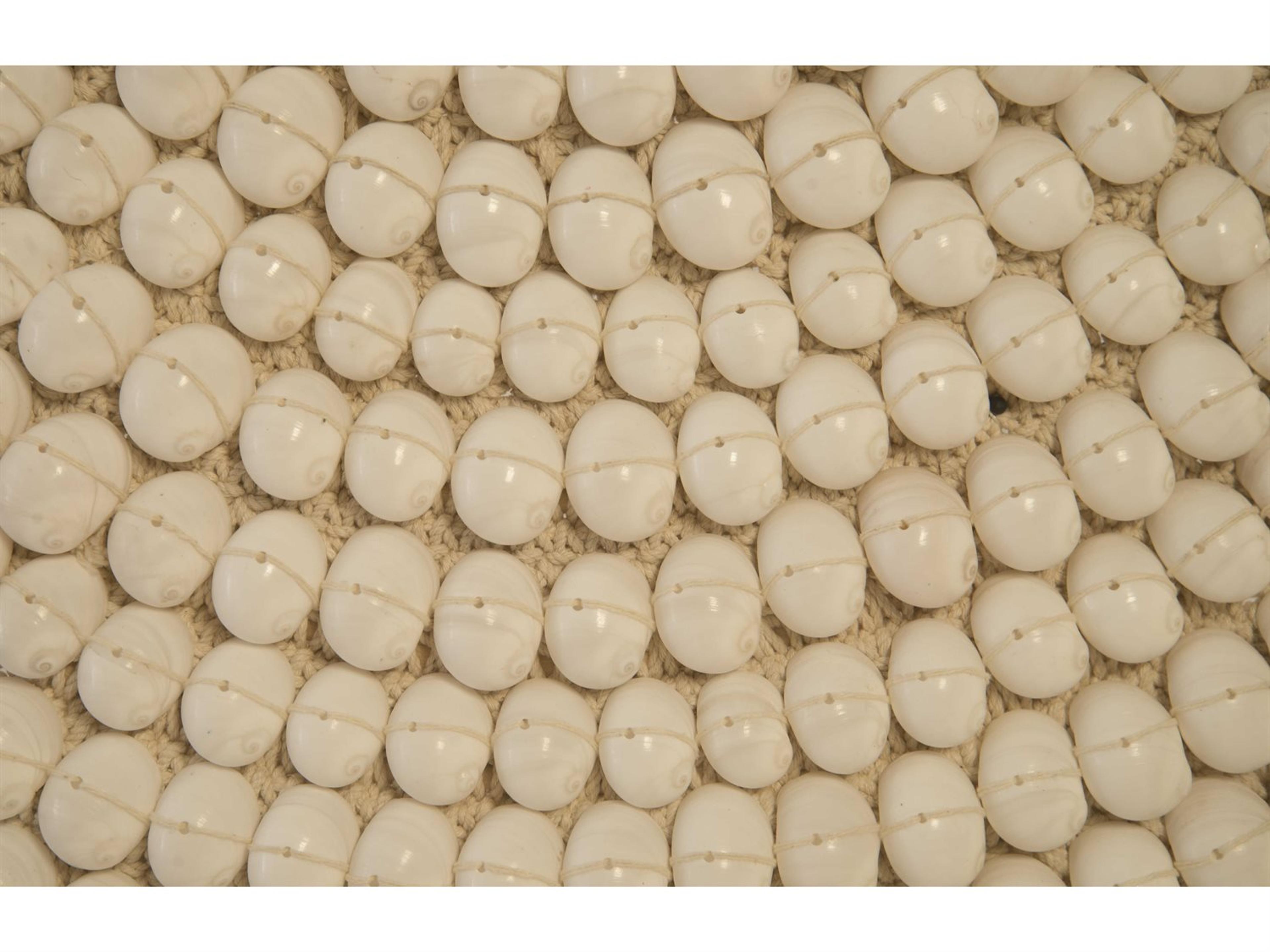 Phillips Collection Beige / Black Giant Shell Necklace Sculpture