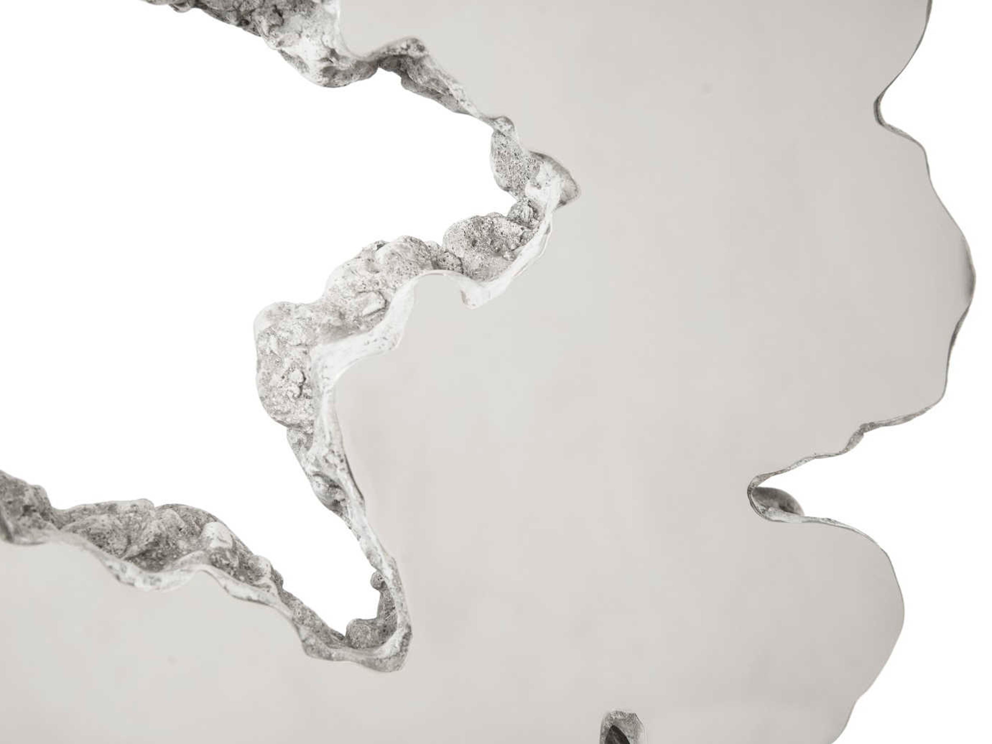 Phillips Collection Silver Lava Slice Sculpture