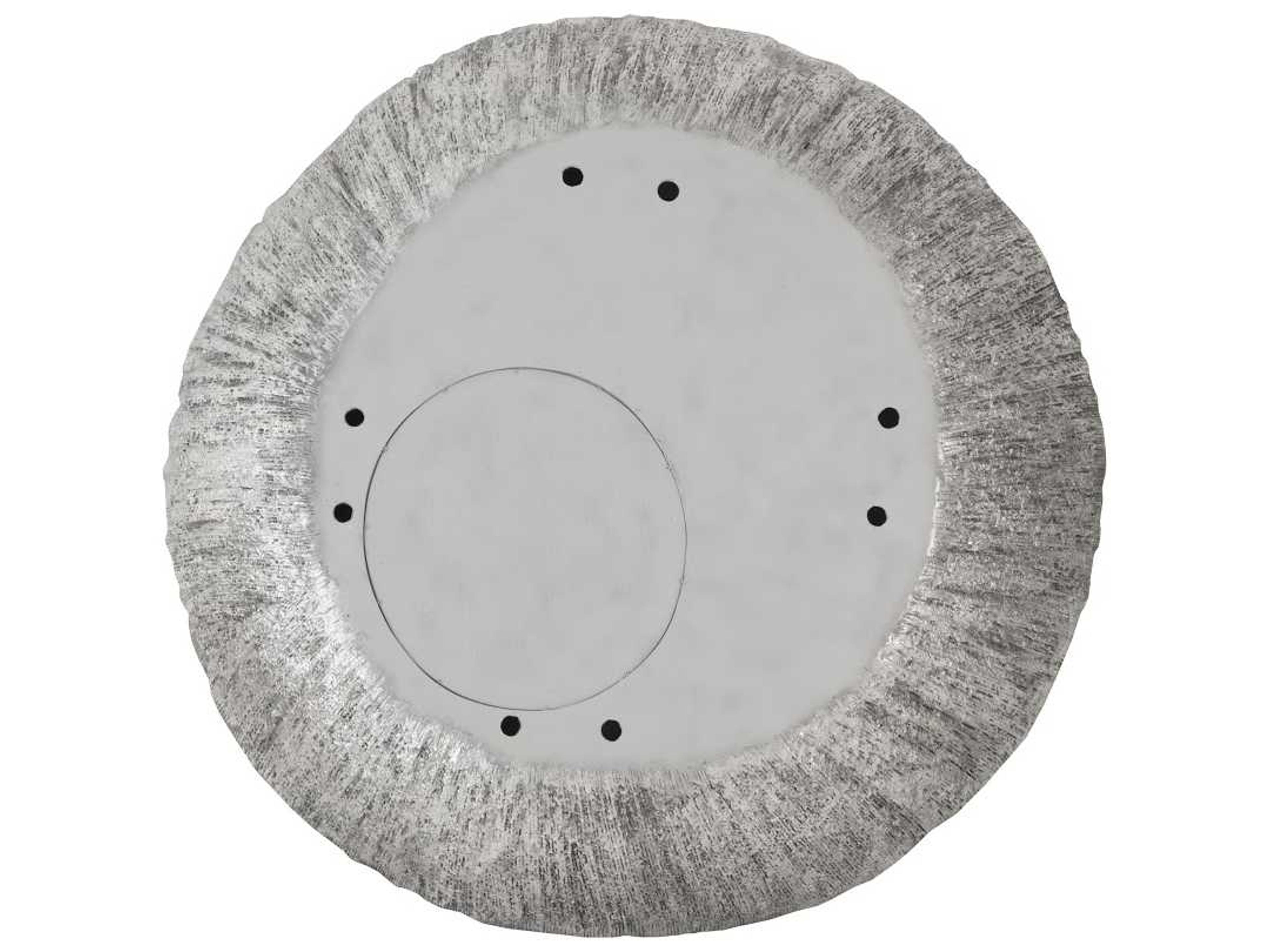 Phillips Collection Silver Leaf Round Wall Mirror
