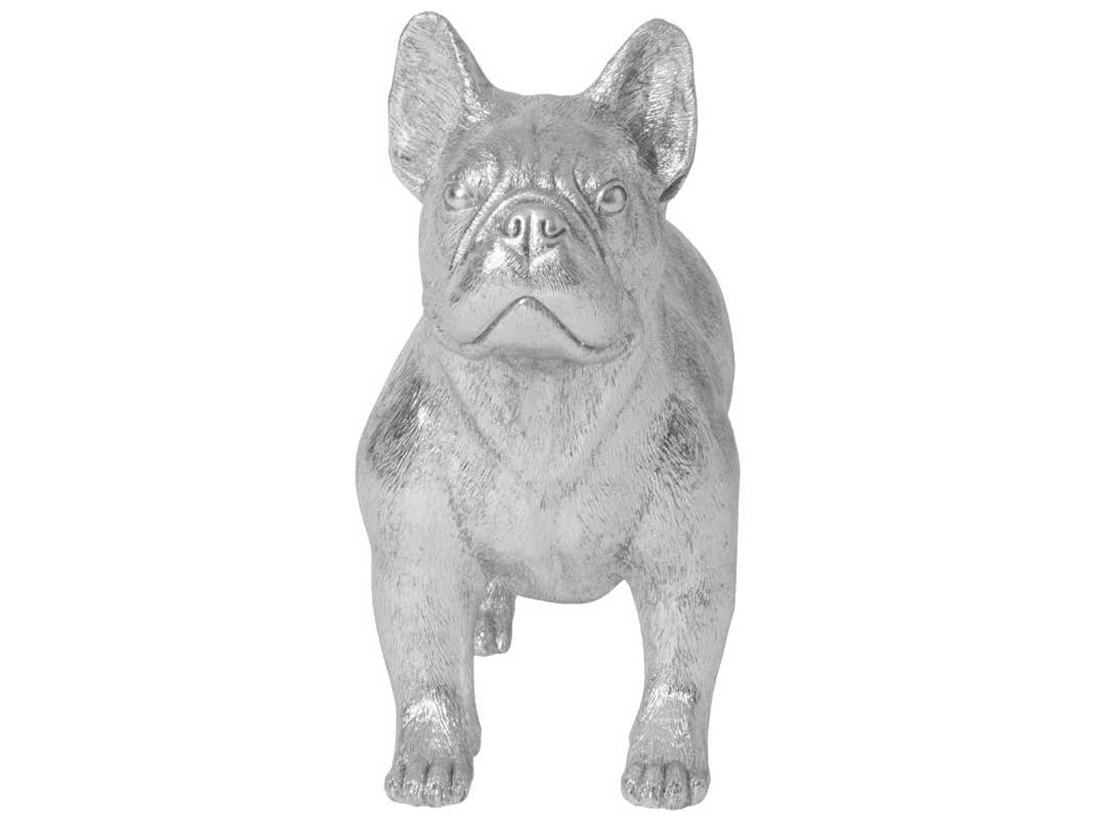 Phillips Collection Silver French Bulldog Sculpture