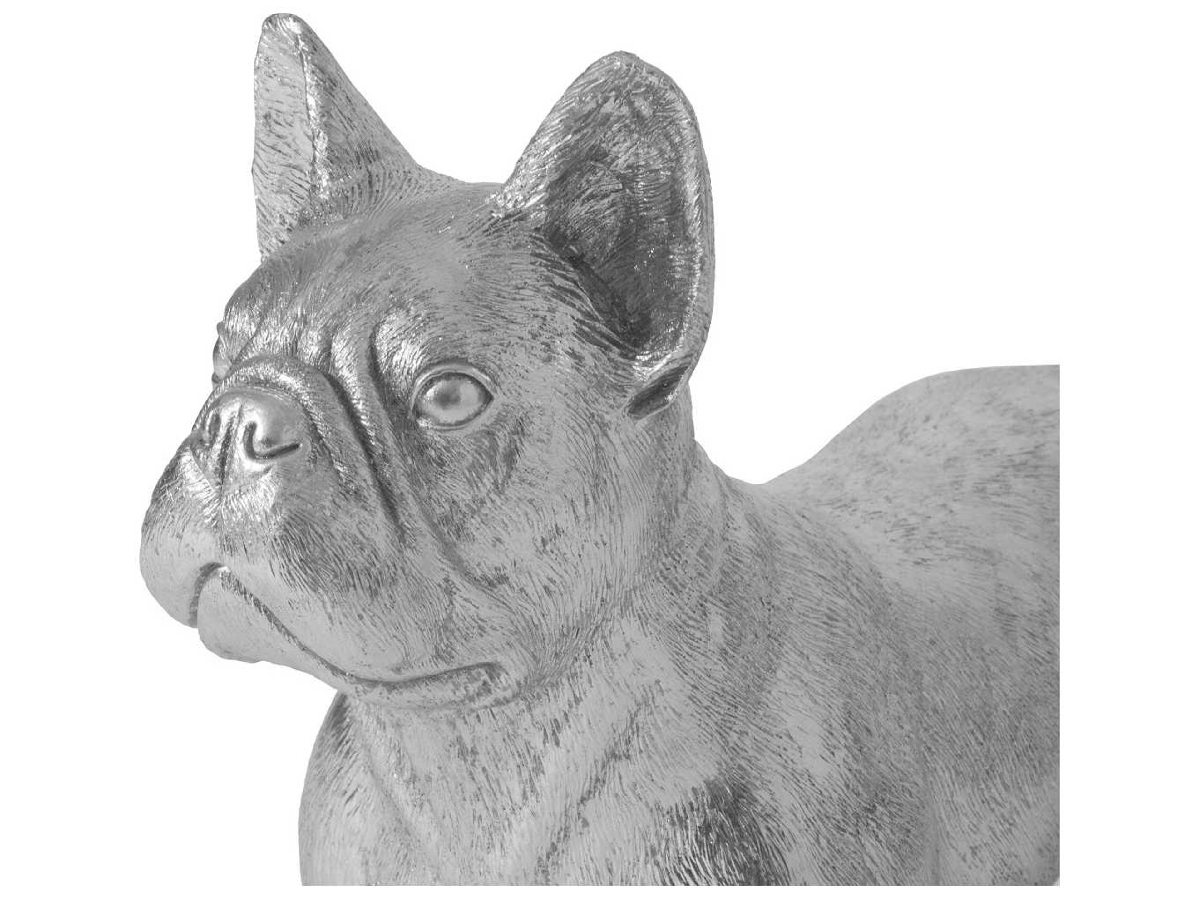 Phillips Collection Silver French Bulldog Sculpture