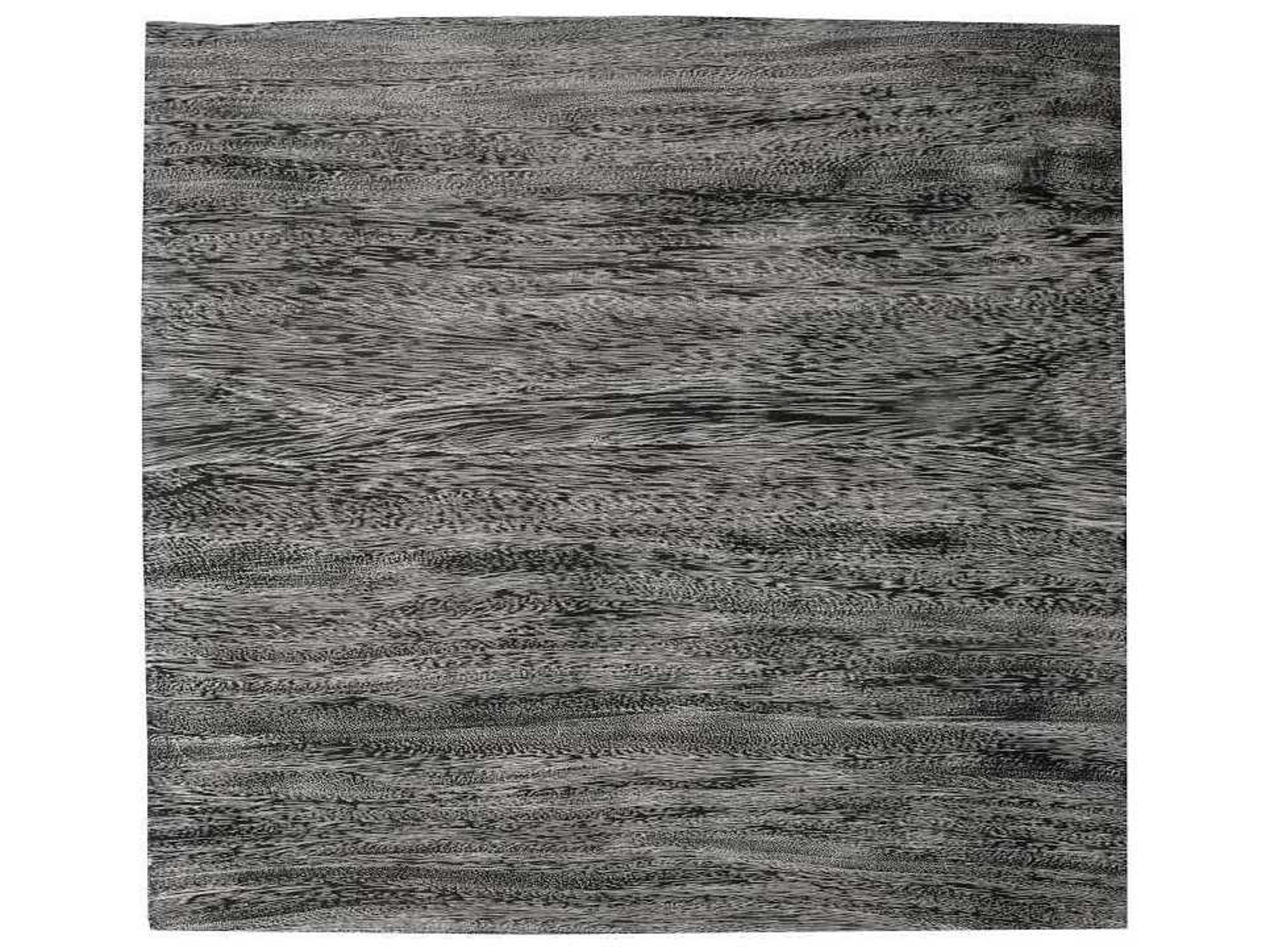 Phillips Collection Square Wood Gray Stone Acrylic End Table