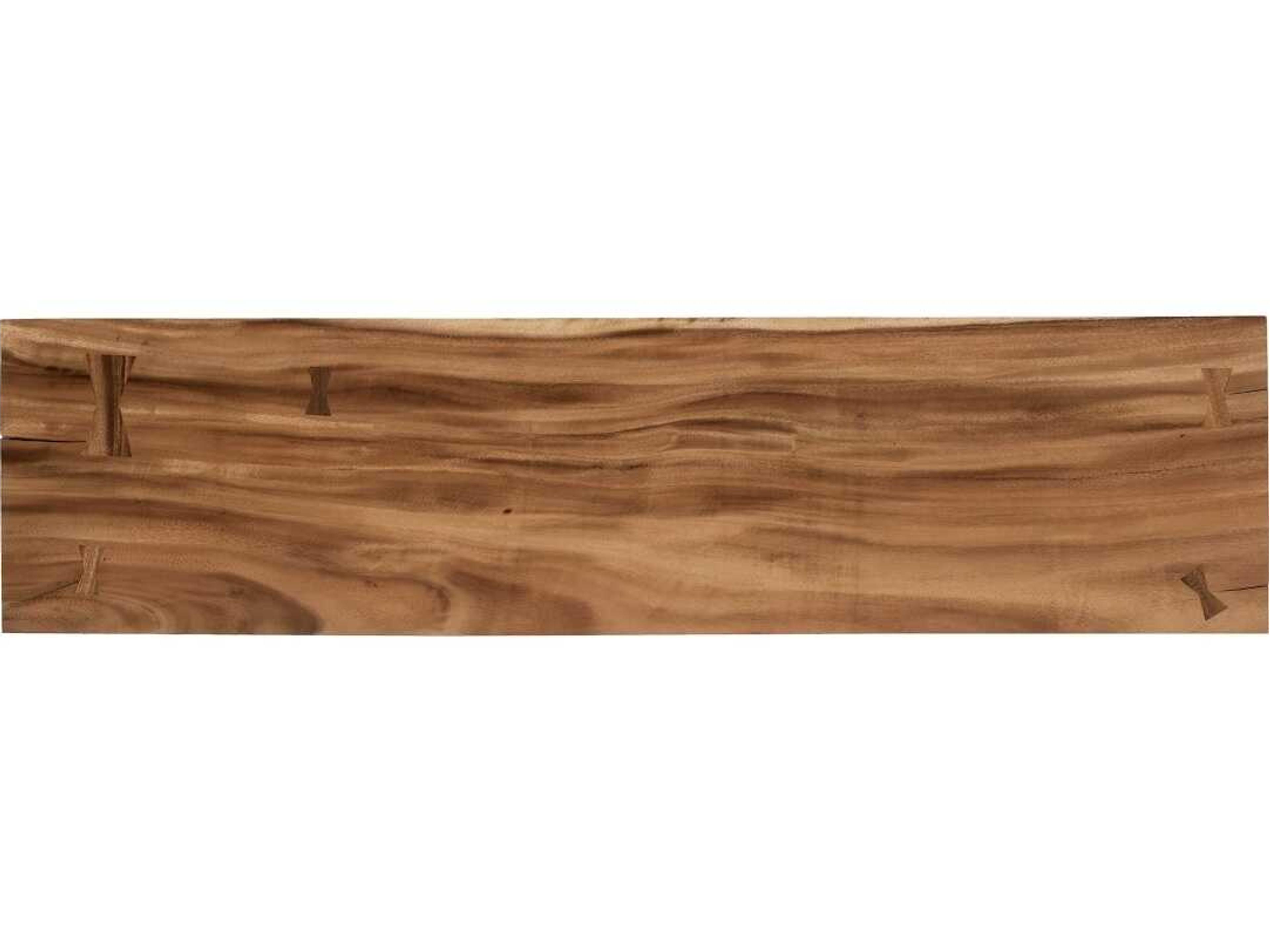 Phillips Collection Rectangular Wood Natural Black Console Table