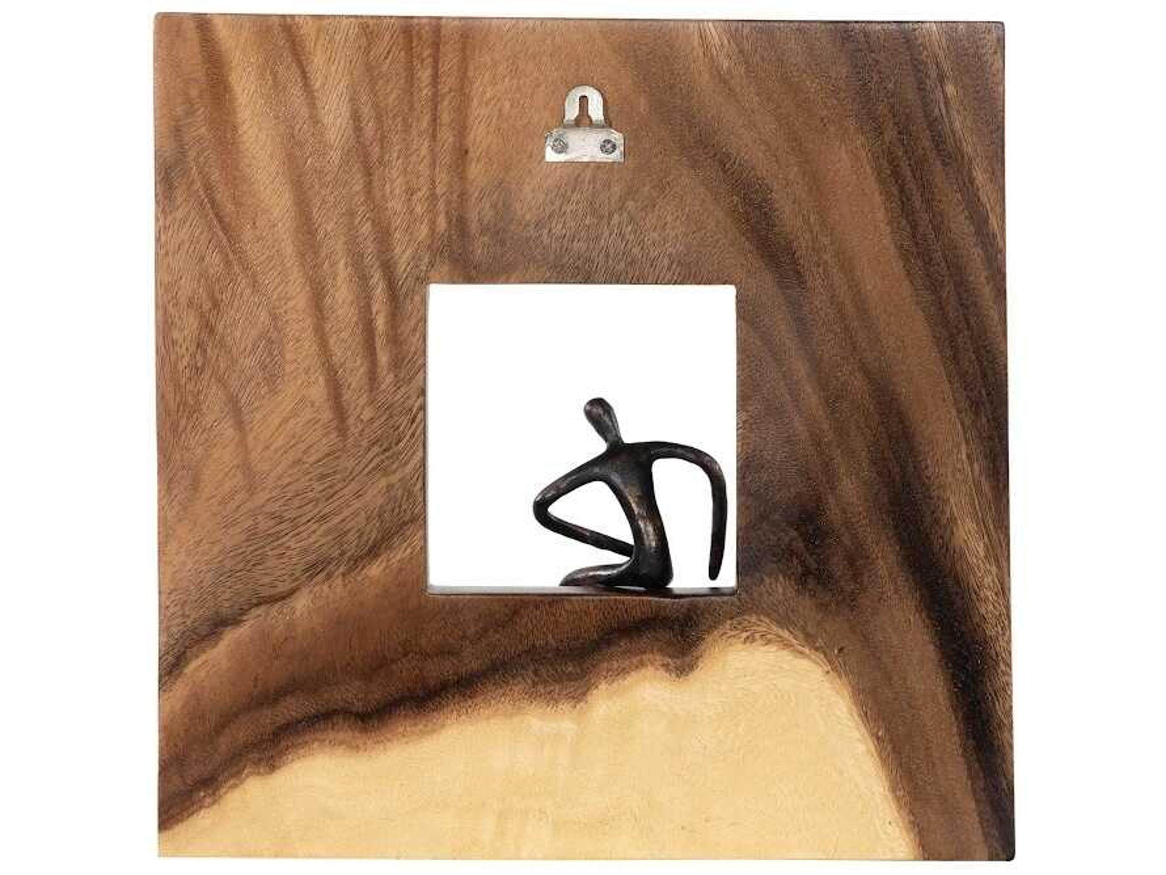 Phillips Collection Atlas Square Metal Wall Art Wood