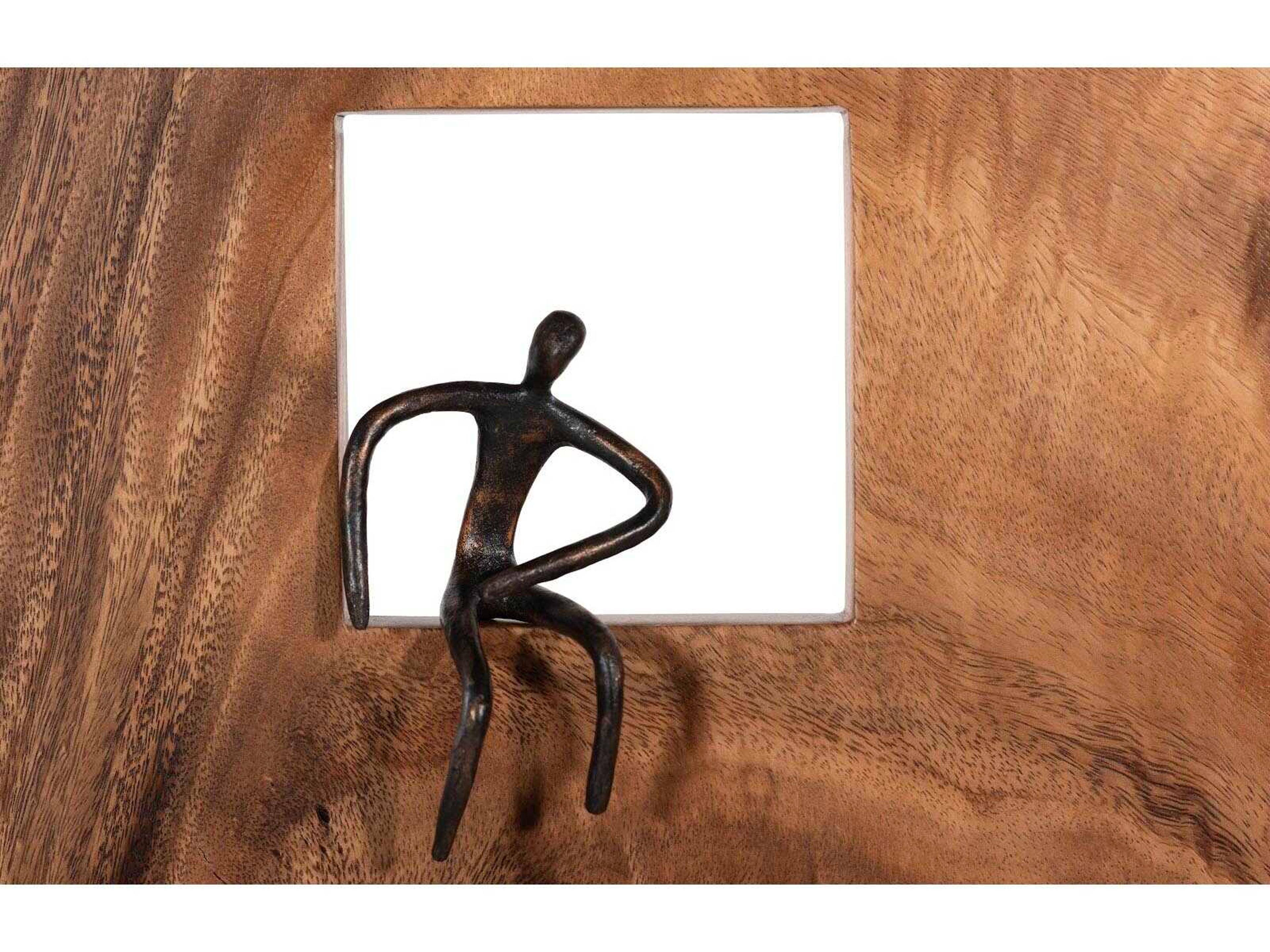Phillips Collection Atlas Square Metal Wall Art Wood